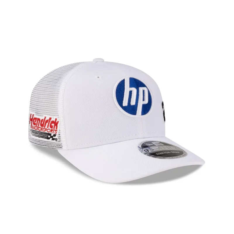 Hendrick Motorsports 2026 William Byron HP Partner 9SEVENTY Trucker Hat made by New Era