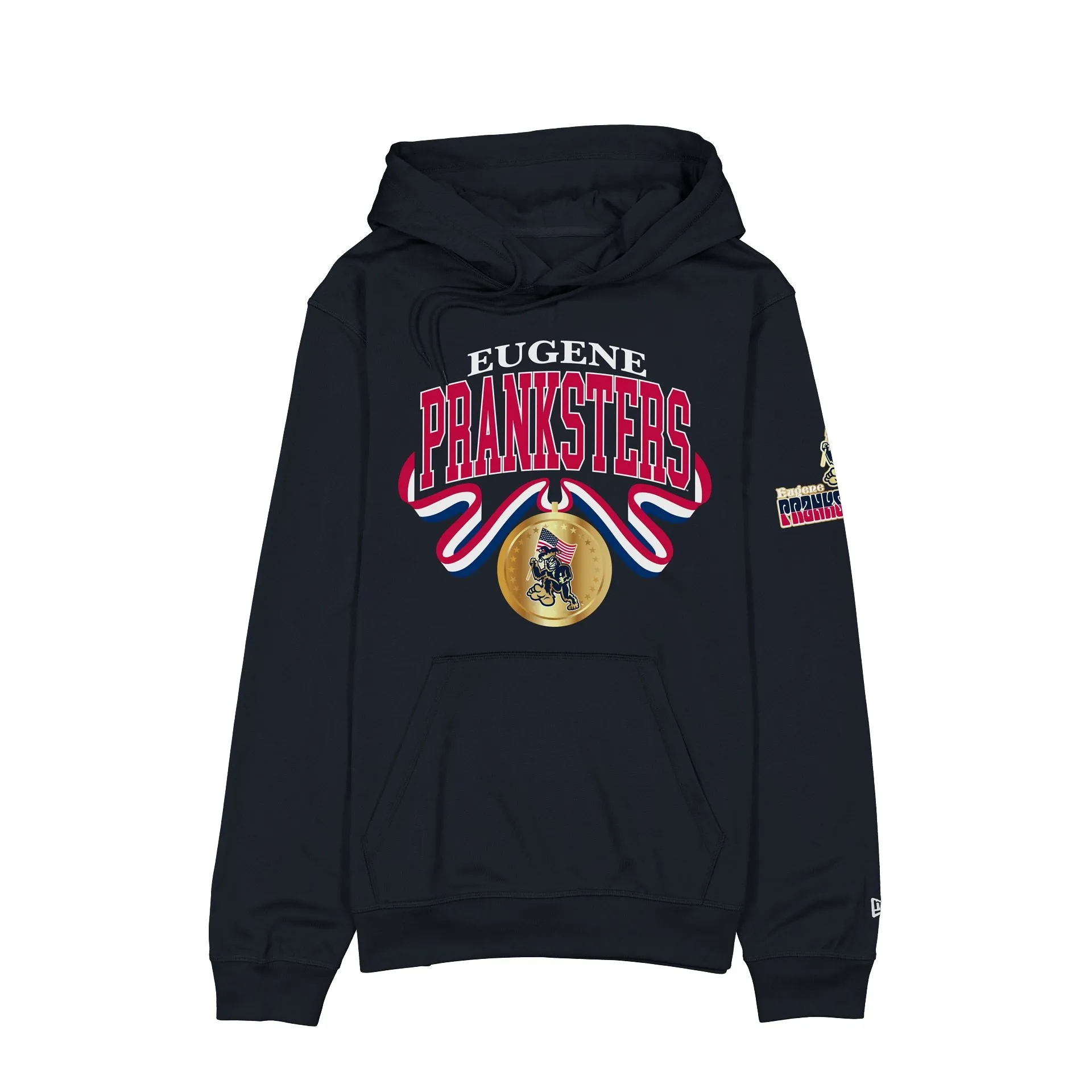 Eugene Emeralds Americana Navy Hoodie sold by New Era