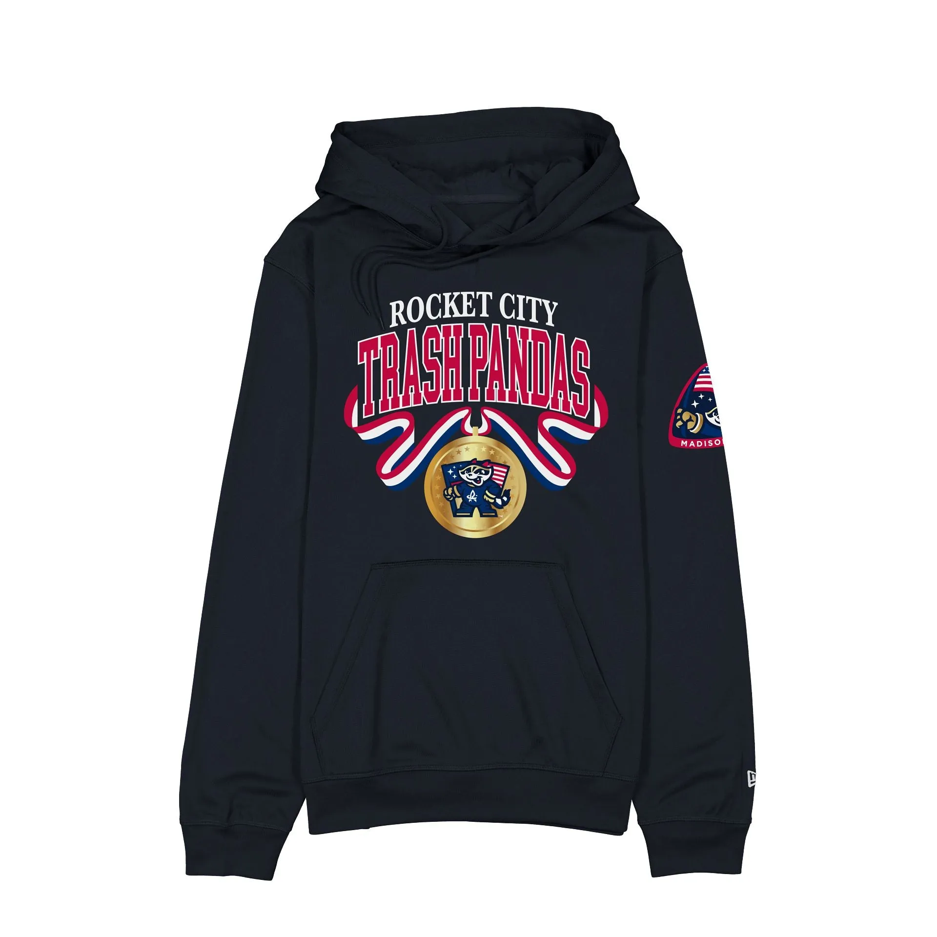 Rocket City Trash Pandas Americana Navy Hoodie sold by New Era