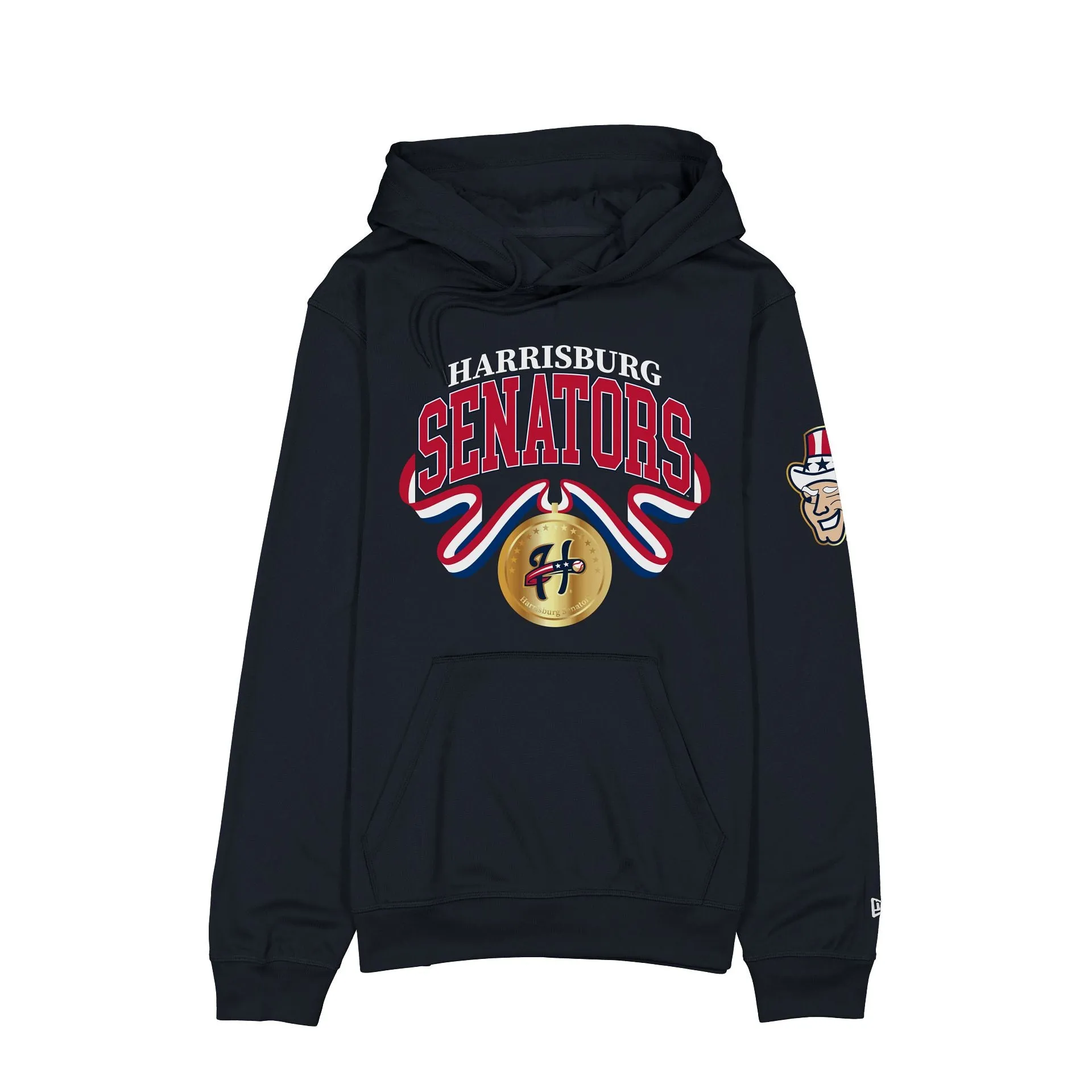 Harrisburg Senators Americana Navy Hoodie sold by New Era