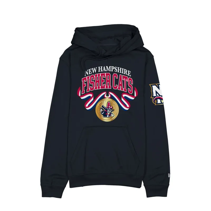 New Hampshire Fisher Cats Americana Navy Hoodie sold by New Era