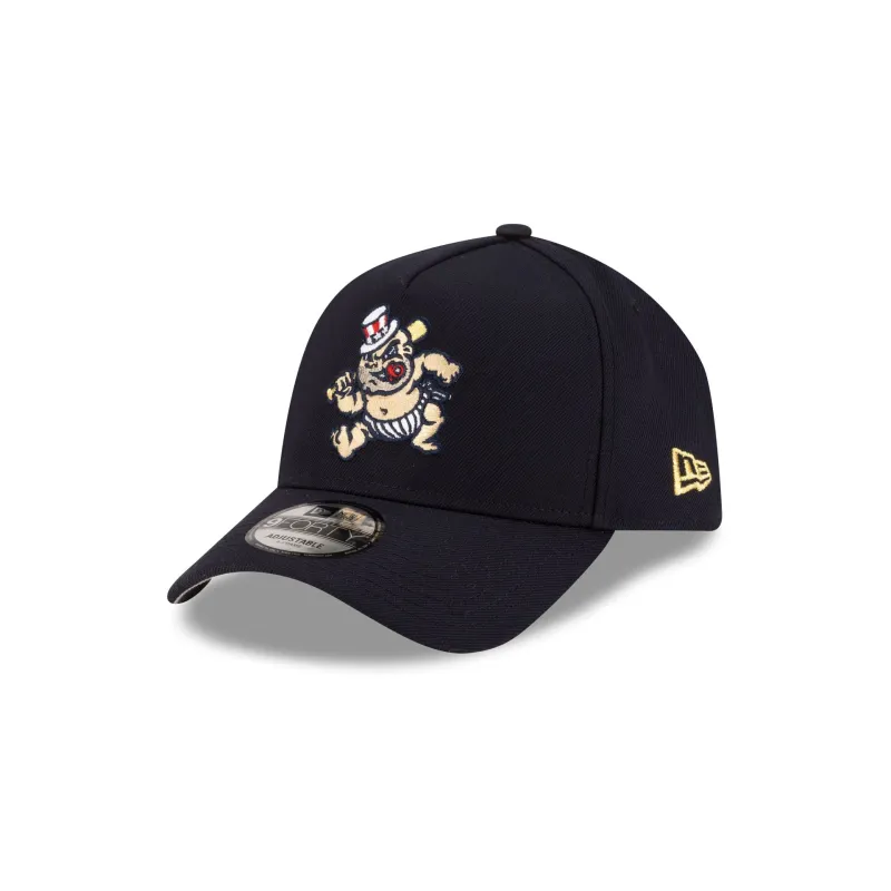 Scranton Wilkes-Barre RailRiders Americana 9FORTY A-Frame Snapback Hat made by New Era