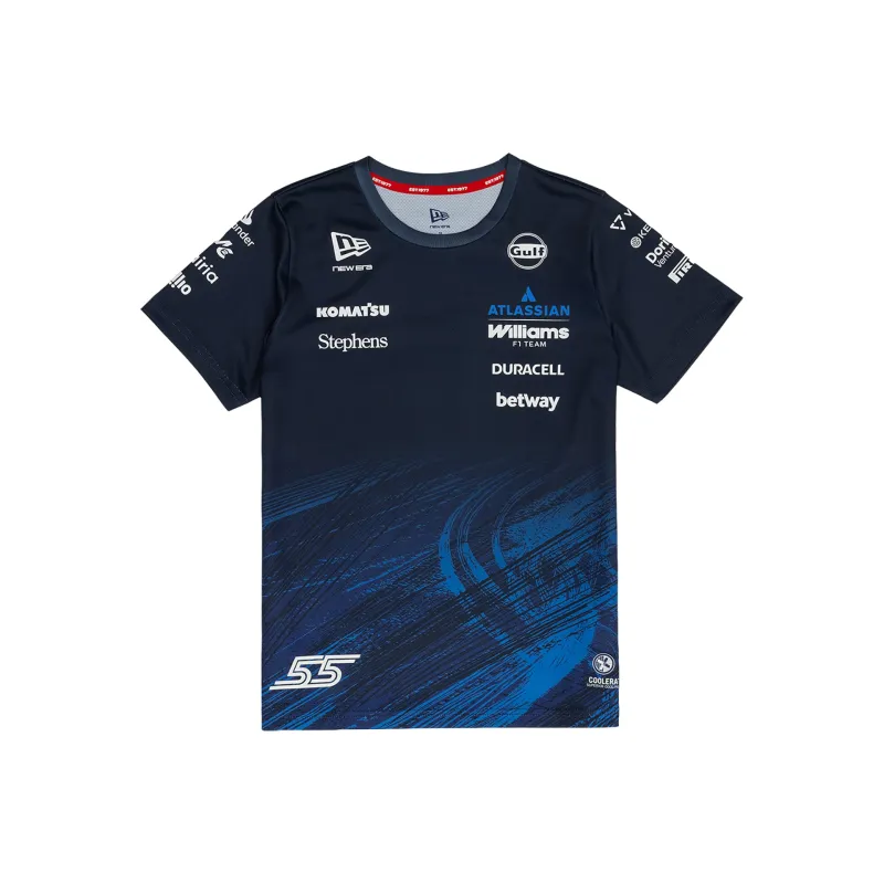 Atlassian Williams F1 Team Team Line Carlos Sainz Tech Women's T-Shirt made by New Era