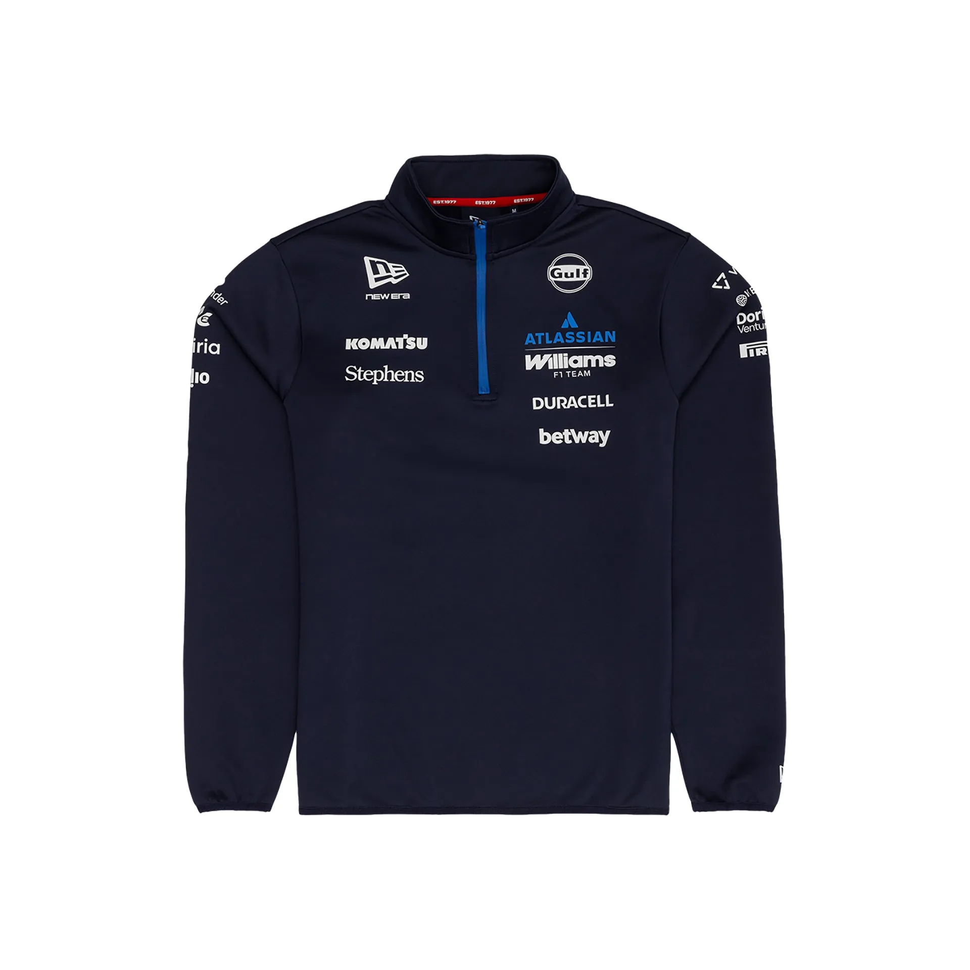 Atlassian Williams F1 Team Team Line Mid-Layer Quarter Zip sold by New Era
