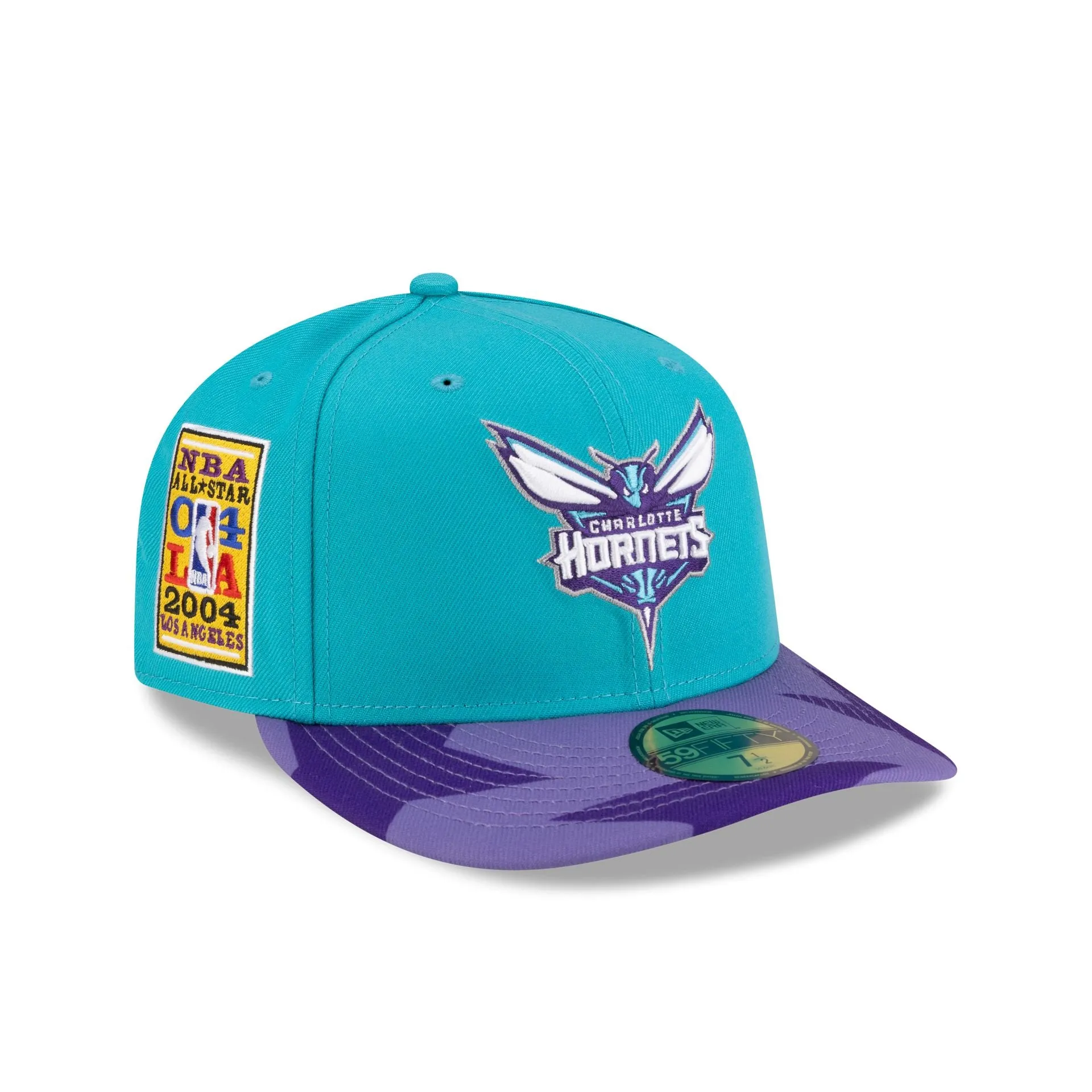 Savior Worldwide x Charlotte Hornets Teal 59FIFTY Fitted Hat sold by New Era
