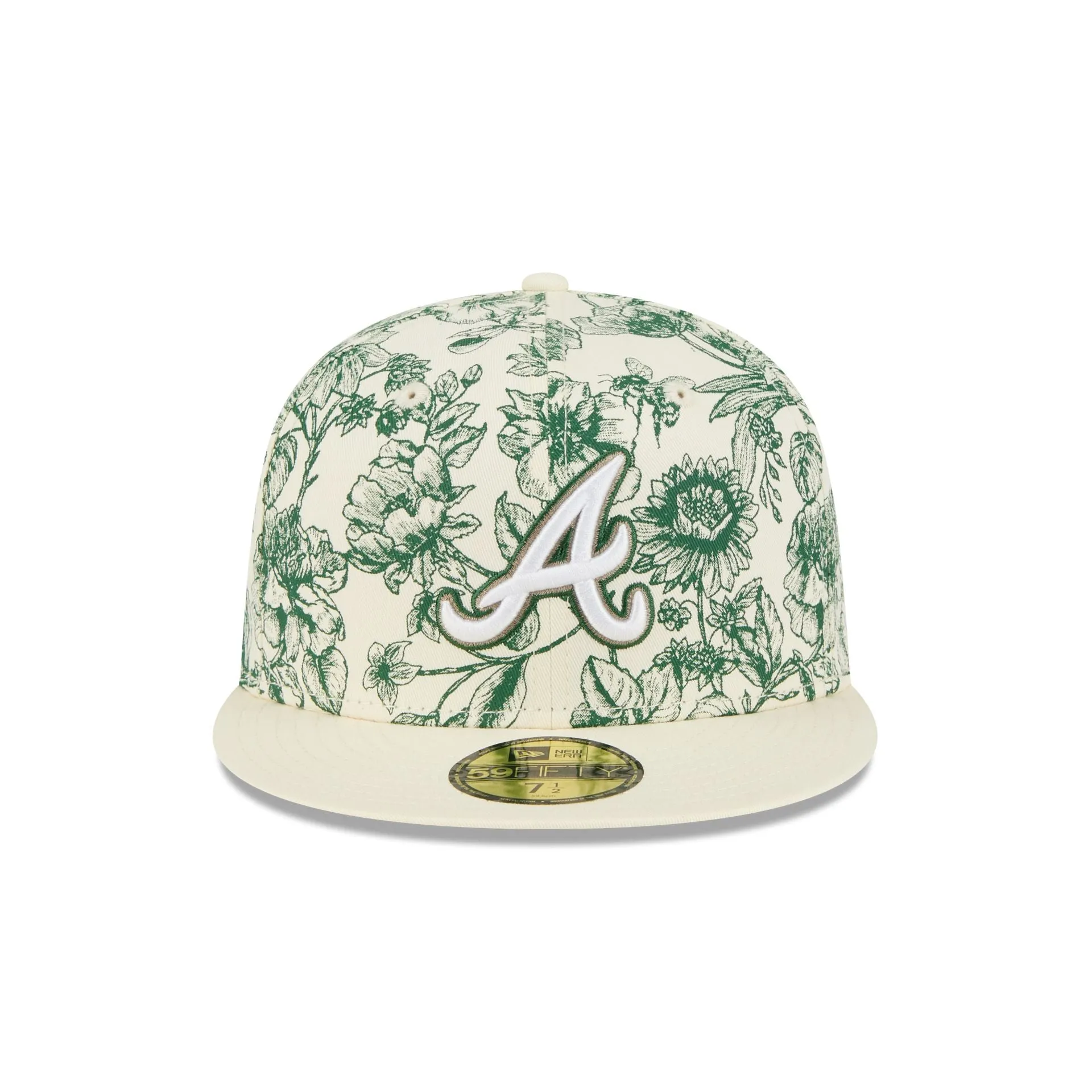 Atlanta Braves Spring Floral 59FIFTY Fitted Hat sold by New Era product image thumbnail 2