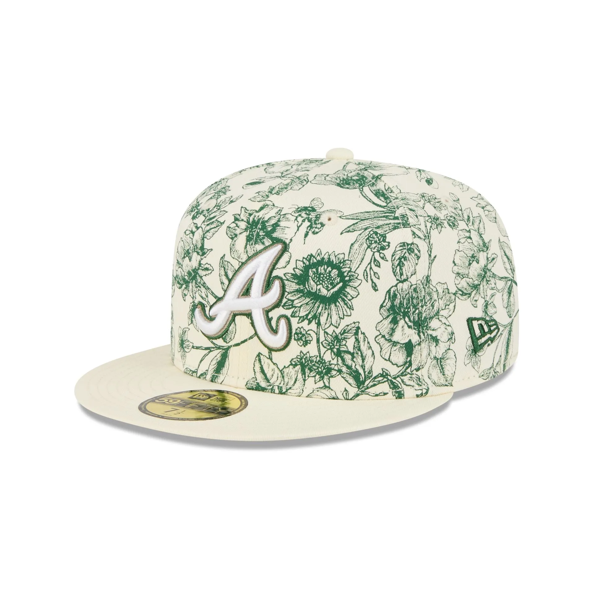 Atlanta Braves Spring Floral 59FIFTY Fitted Hat sold by New Era product image thumbnail 3