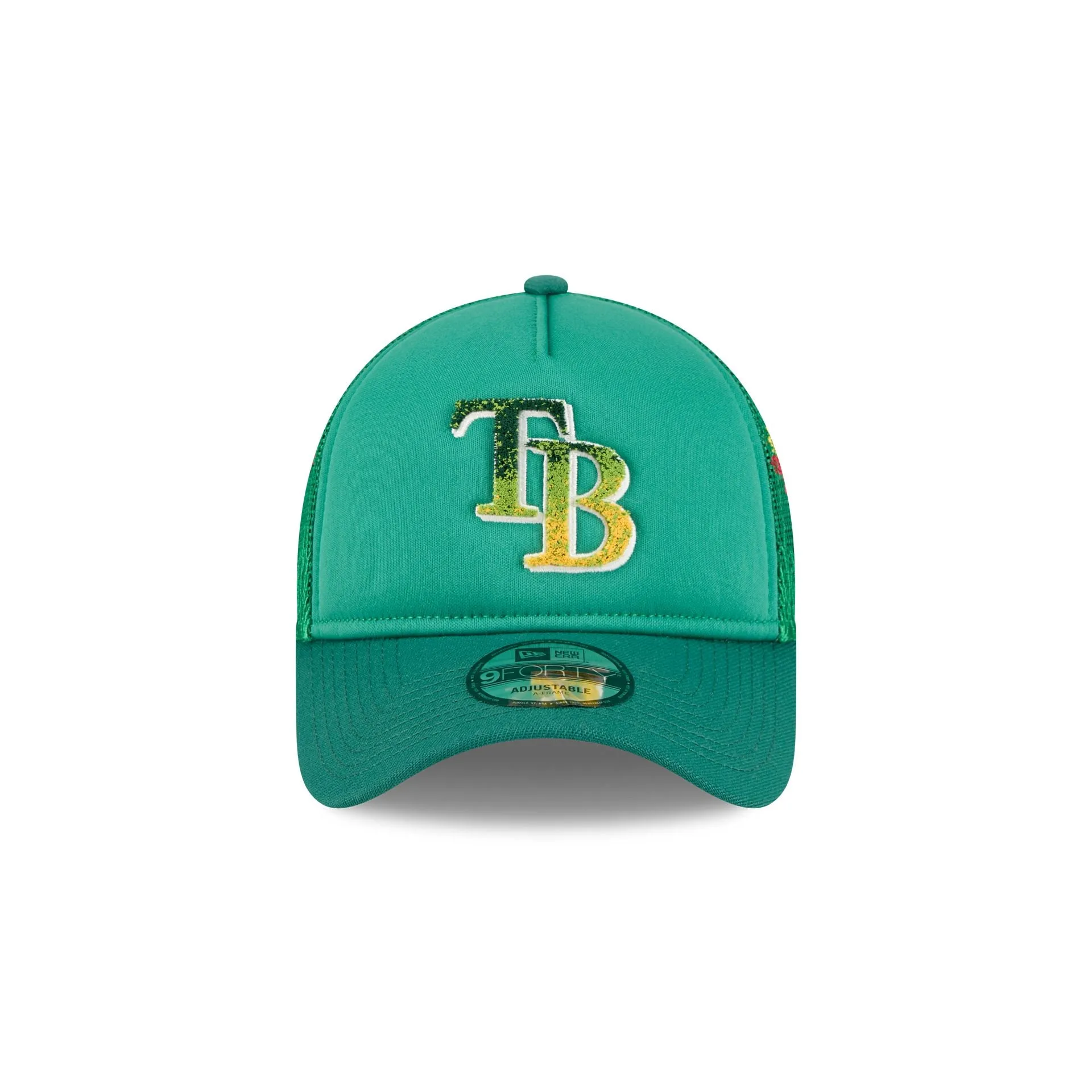 Tampa Bay Rays Gradient Logo 9FORTY A-Frame Trucker Hat sold by New Era product image thumbnail 2