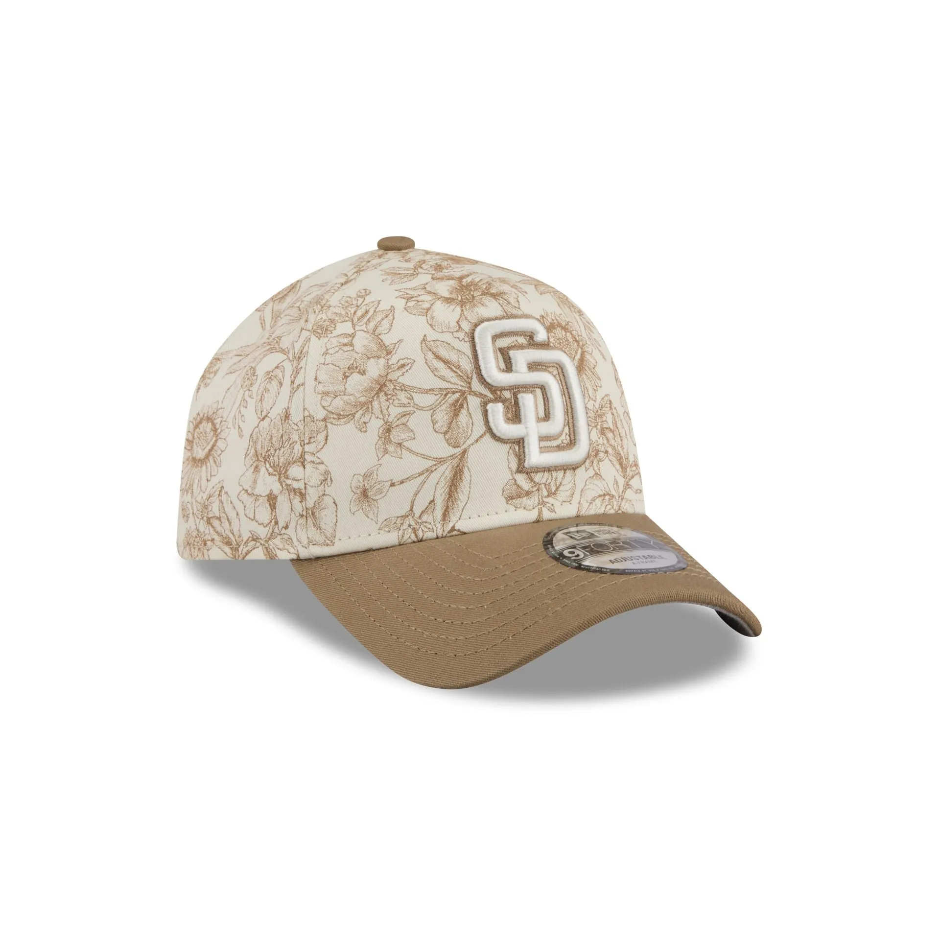 San Diego Padres Spring Floral 9FORTY A-Frame Snapback Hat sold by New Era product image thumbnail 3