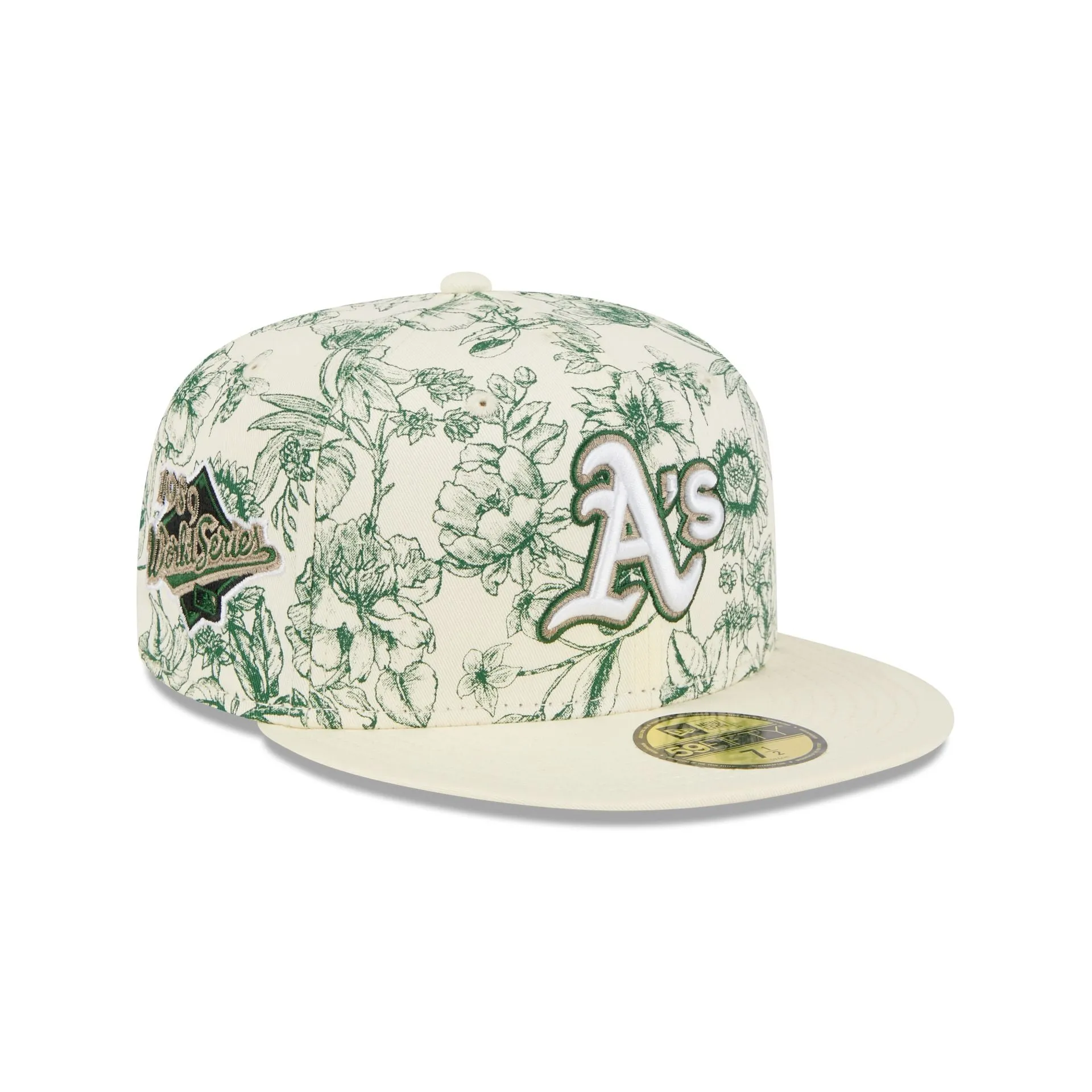 Athletics Spring Floral 59FIFTY Fitted Hat sold by New Era