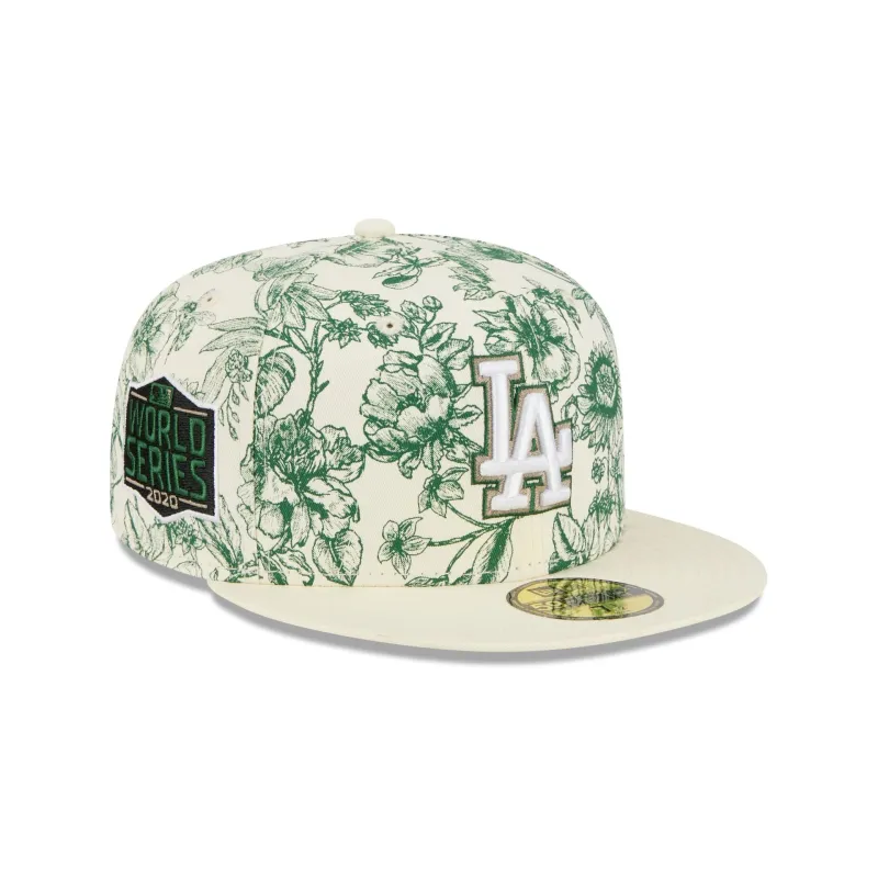 Los Angeles Dodgers Spring Floral 59FIFTY Fitted Hat sold by New Era
