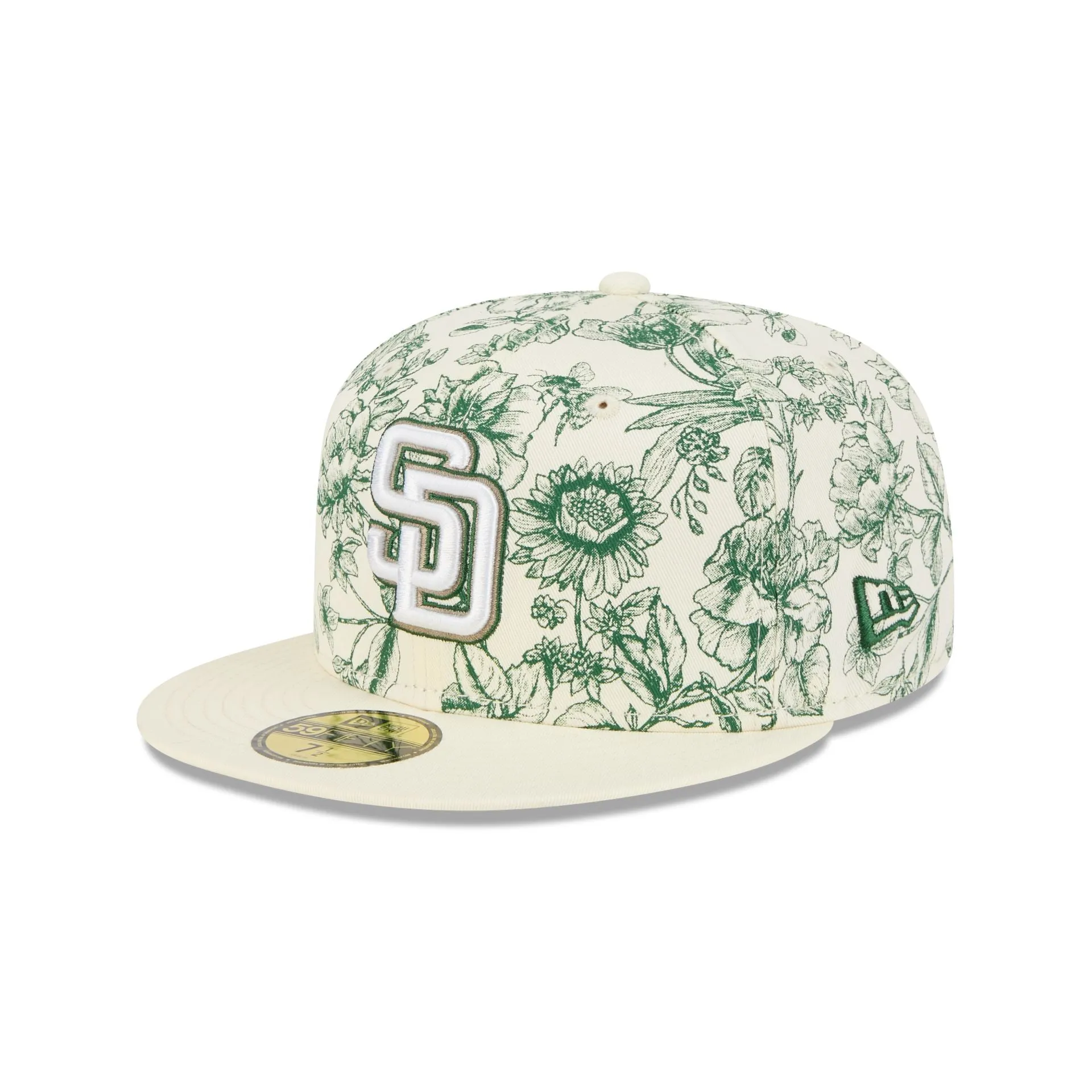 San Diego Padres Spring Floral 59FIFTY Fitted Hat sold by New Era product image thumbnail 3