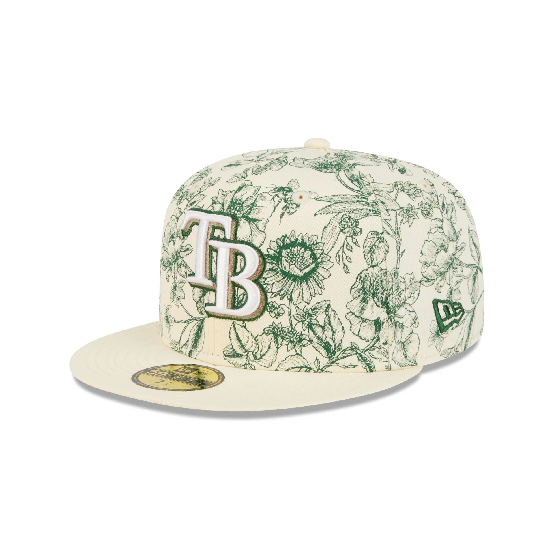 Tampa Bay Rays Spring Floral 59FIFTY Fitted Hat sold by New Era product image thumbnail 3