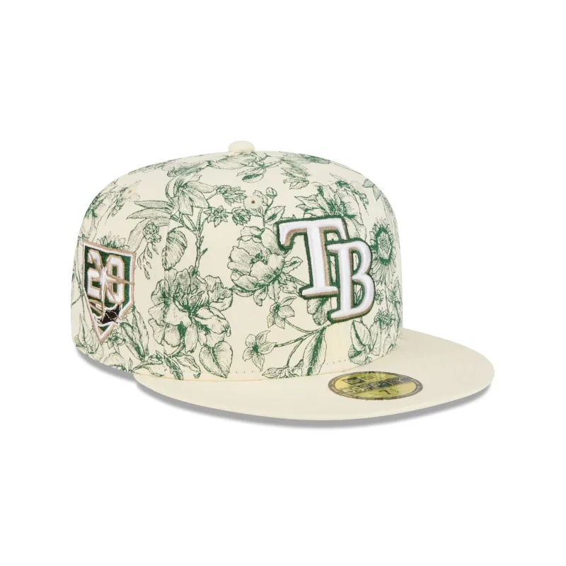 Tampa Bay Rays Spring Floral 59FIFTY Fitted Hat sold by New Era