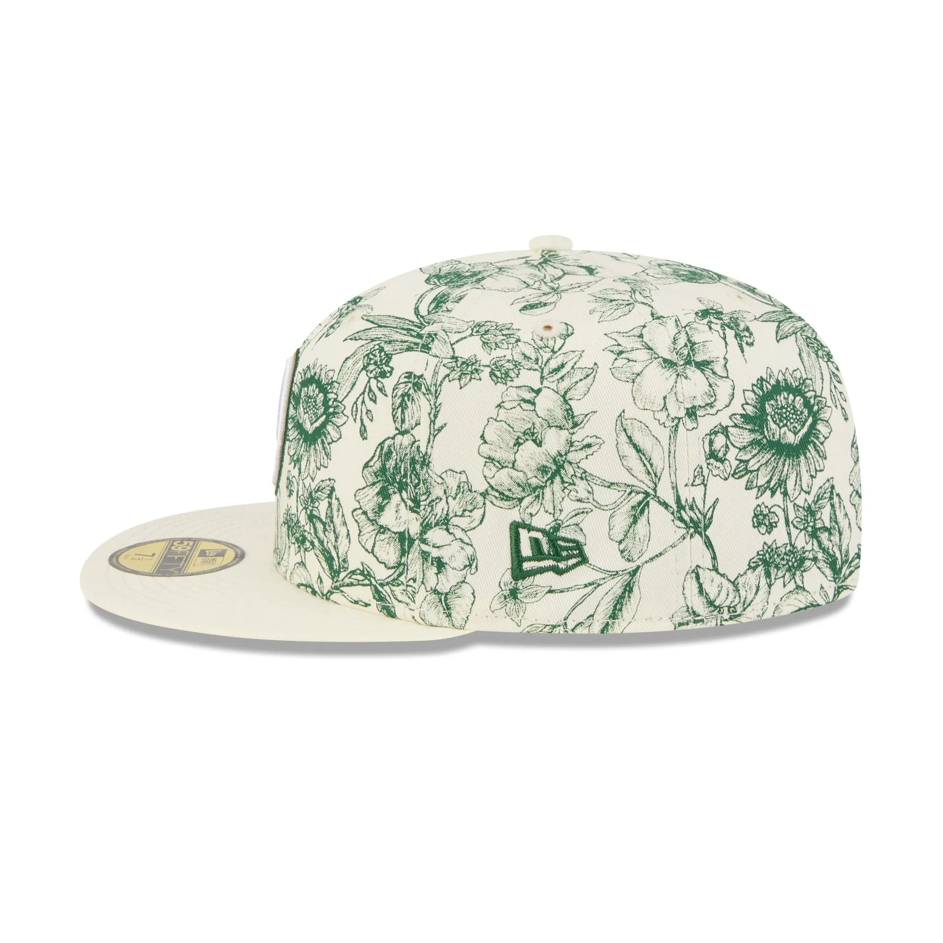 Milwaukee Brewers Spring Floral 59FIFTY Fitted Hat sold by New Era product image thumbnail 5