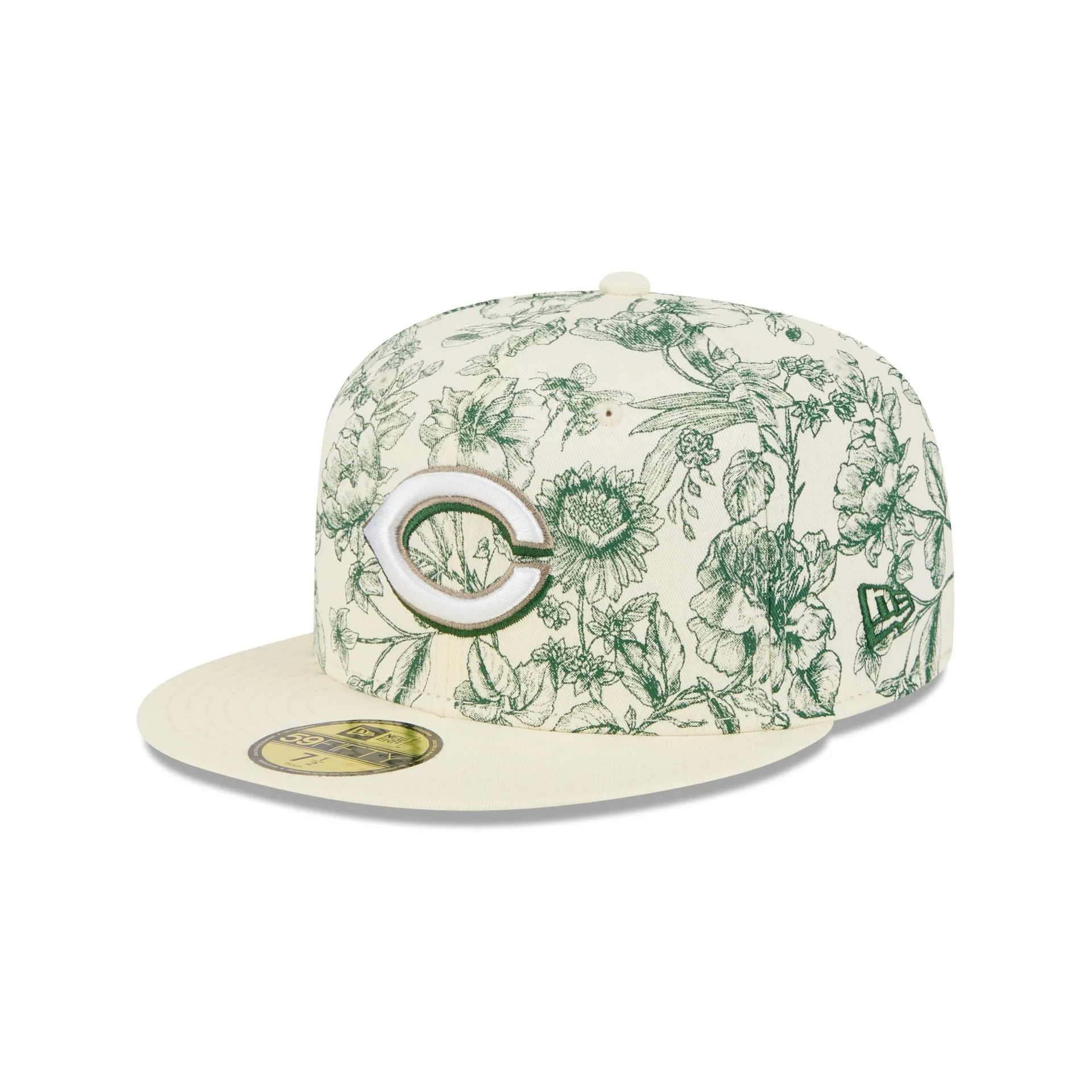 Cincinnati Reds Spring Floral 59FIFTY Fitted Hat sold by New Era product image thumbnail 3