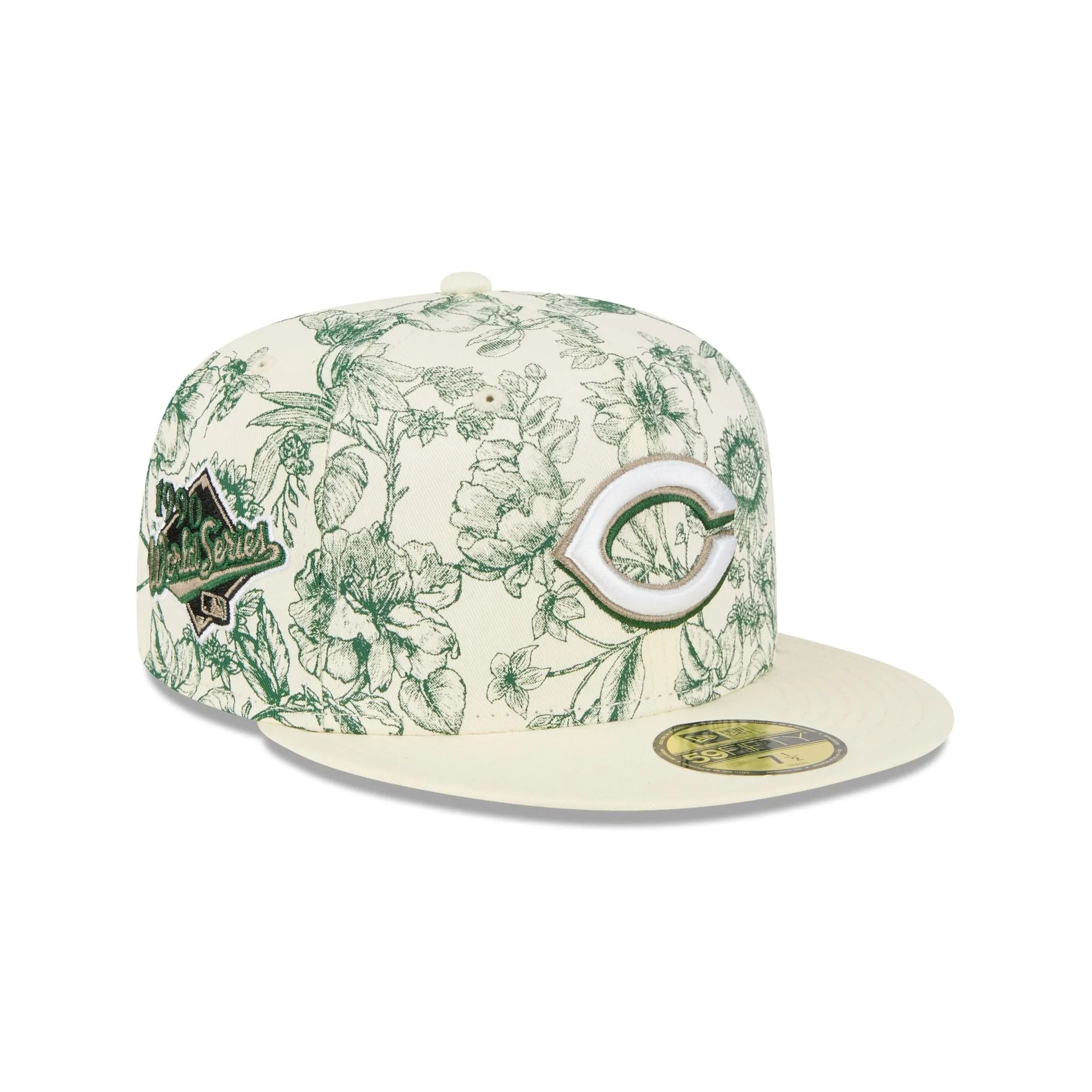 Cincinnati Reds Spring Floral 59FIFTY Fitted Hat sold by New Era