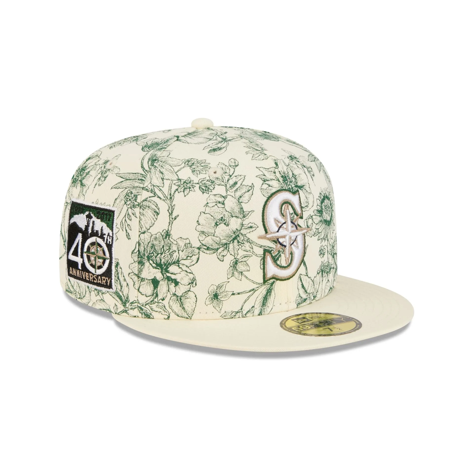 Seattle Mariners Spring Floral 59FIFTY Fitted Hat sold by New Era