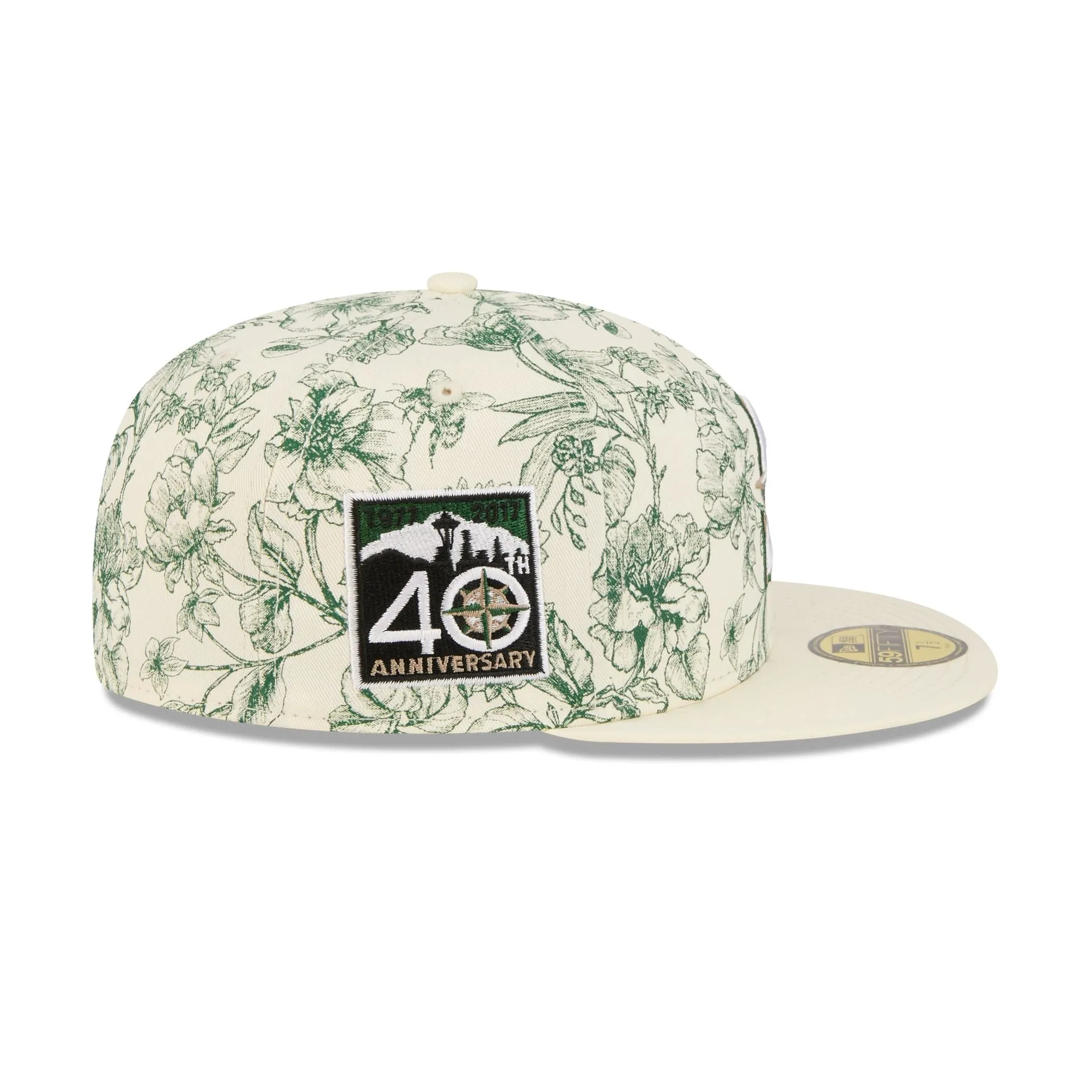 Seattle Mariners Spring Floral 59FIFTY Fitted Hat sold by New Era product image thumbnail 4