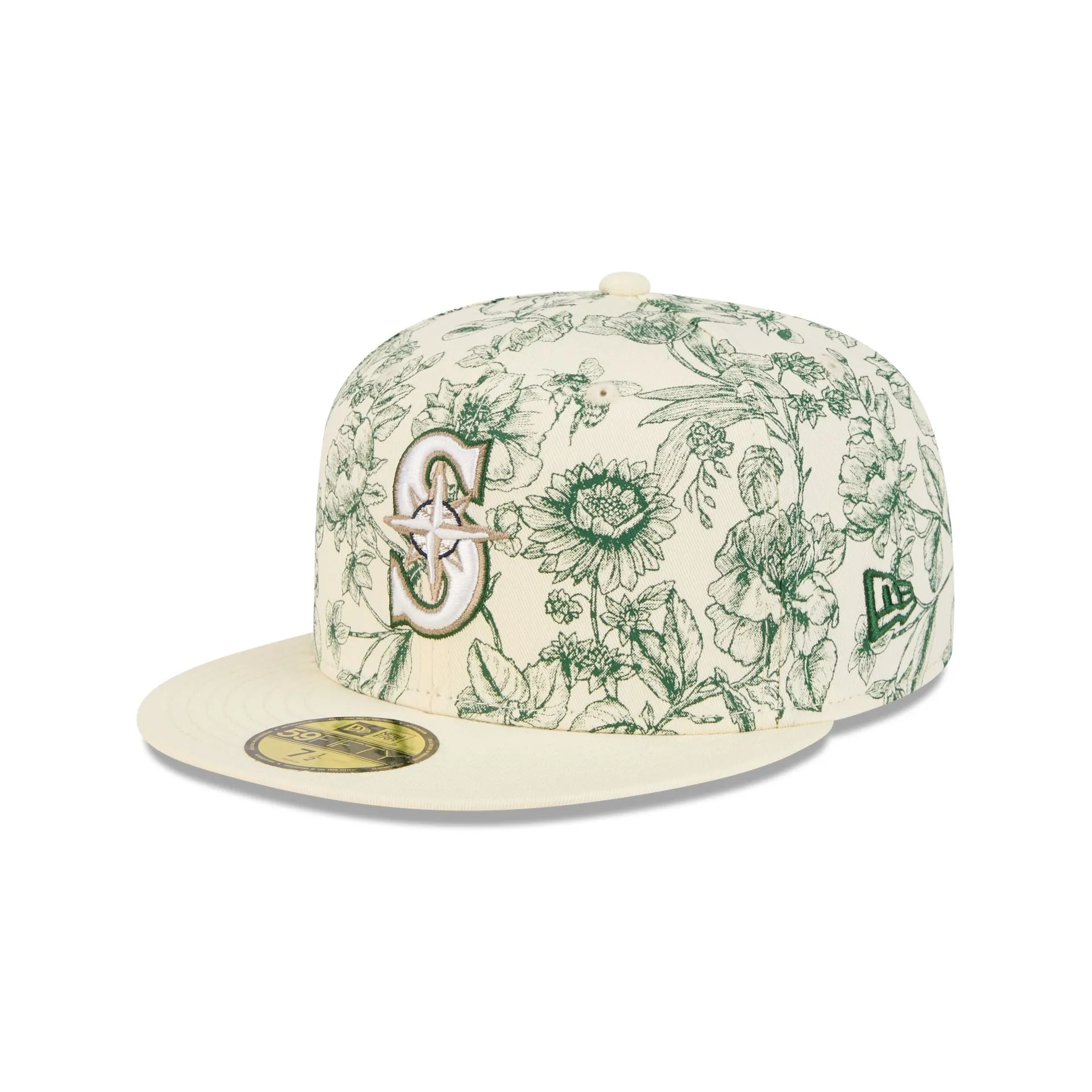 Seattle Mariners Spring Floral 59FIFTY Fitted Hat sold by New Era product image thumbnail 3