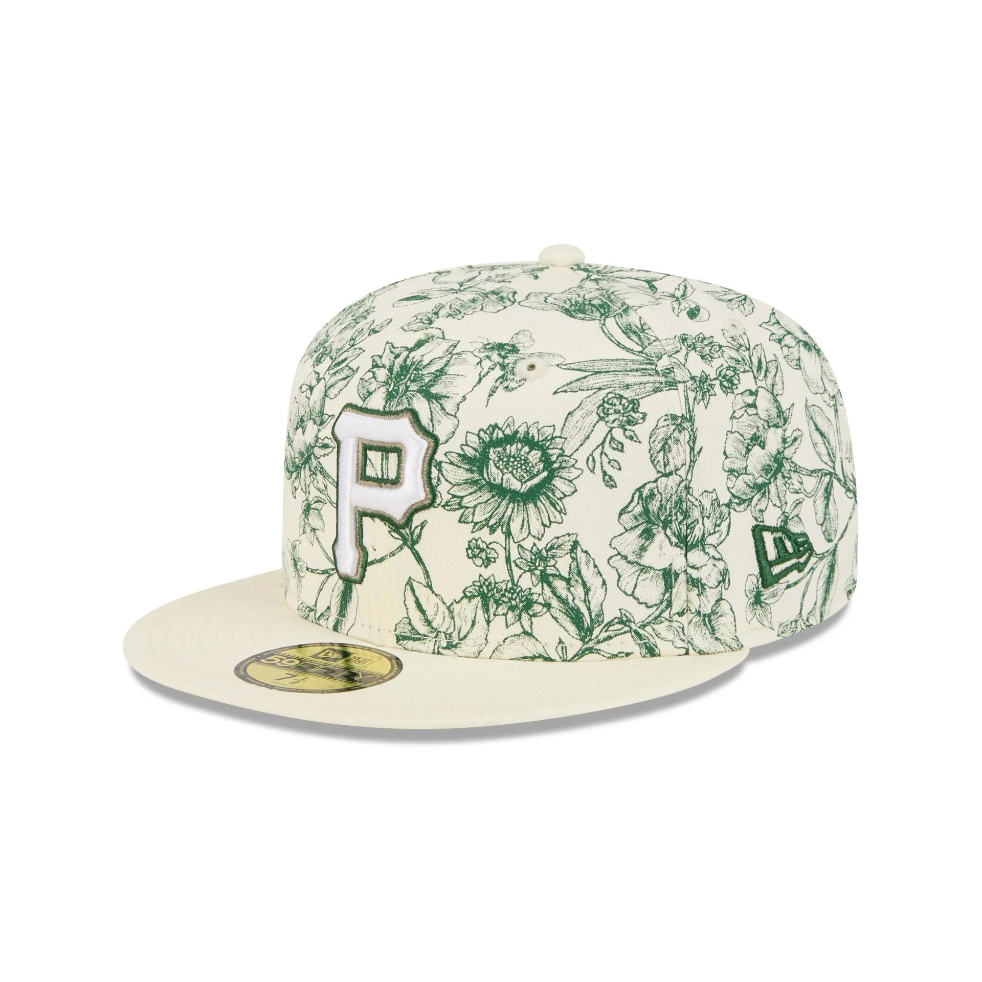 Pittsburgh Pirates Spring Floral 59FIFTY Fitted Hat sold by New Era product image thumbnail 3