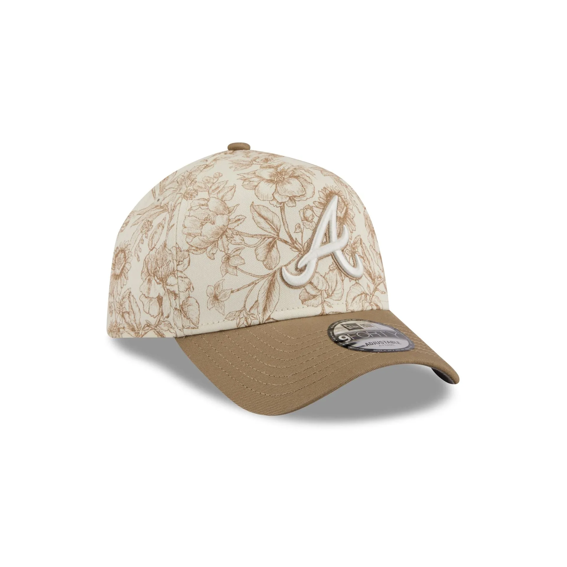Atlanta Braves Spring Floral 9FORTY A-Frame Snapback Hat sold by New Era product image thumbnail 3