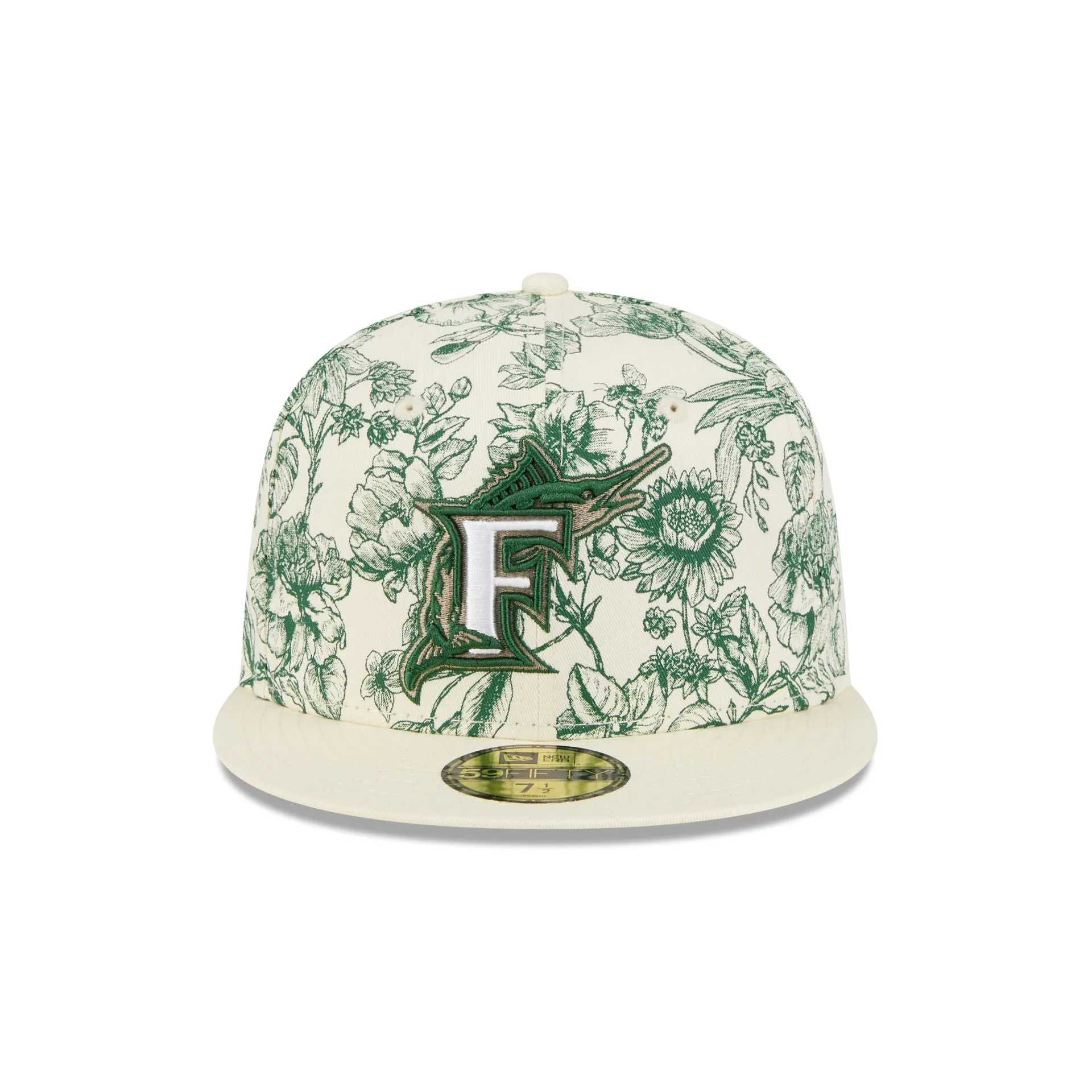 Miami Marlins Spring Floral 59FIFTY Fitted Hat sold by New Era product image thumbnail 2