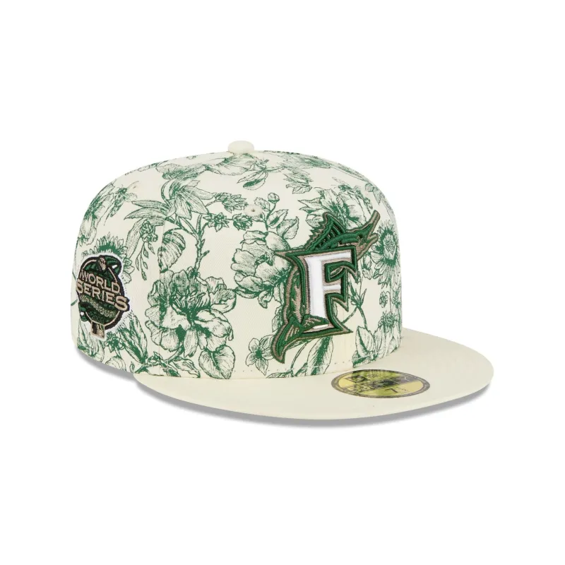 Miami Marlins Spring Floral 59FIFTY Fitted Hat sold by New Era