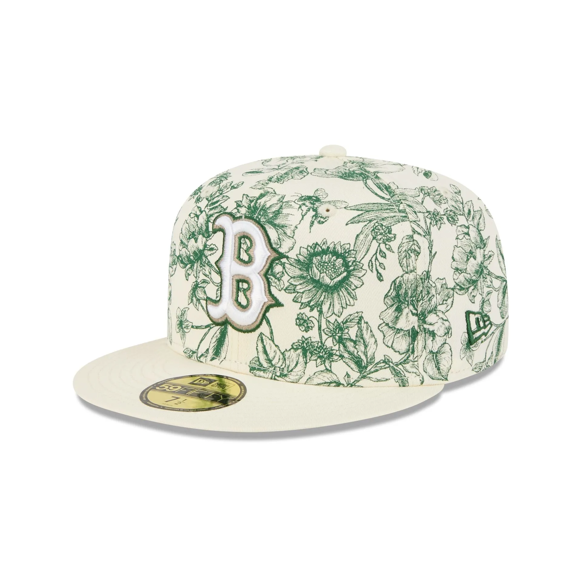 Boston Red Sox Spring Floral 59FIFTY Fitted Hat sold by New Era product image thumbnail 3