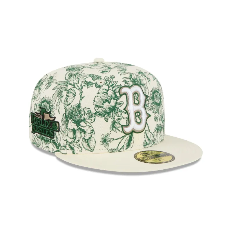Boston Red Sox Spring Floral 59FIFTY Fitted Hat sold by New Era