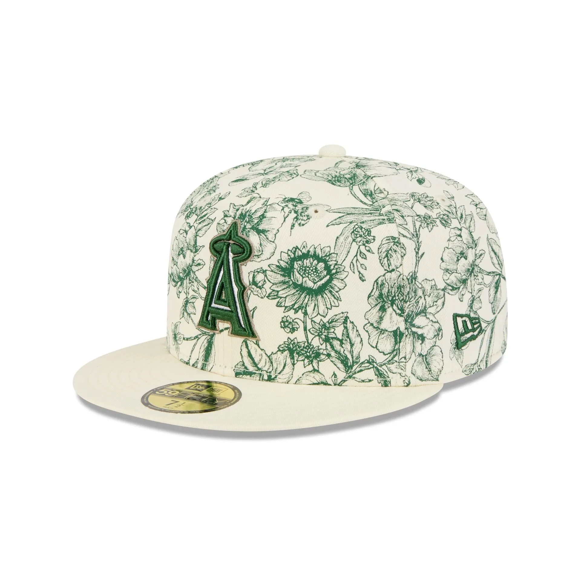 Los Angeles Angels Spring Floral 59FIFTY Fitted Hat sold by New Era product image thumbnail 3