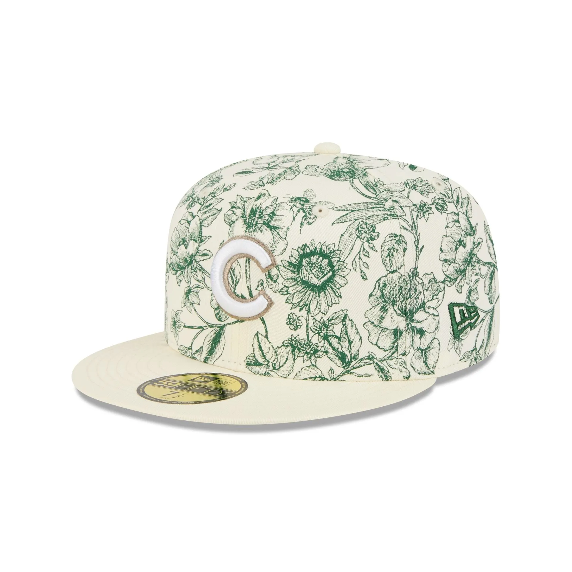 Chicago Cubs Spring Floral 59FIFTY Fitted Hat sold by New Era product image thumbnail 3