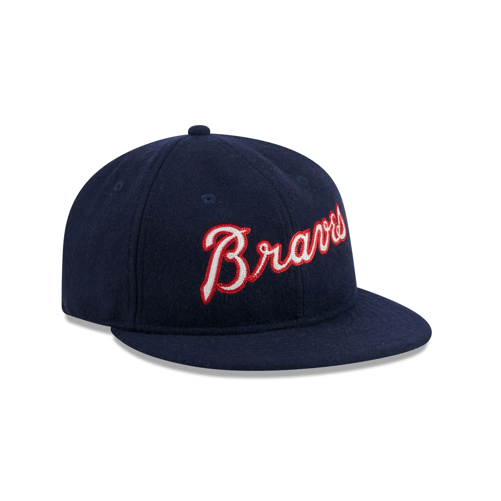 Atlanta Braves Melton Wool Retro Crown 9FIFTY Adjustable Hat sold by New Era product image thumbnail 3