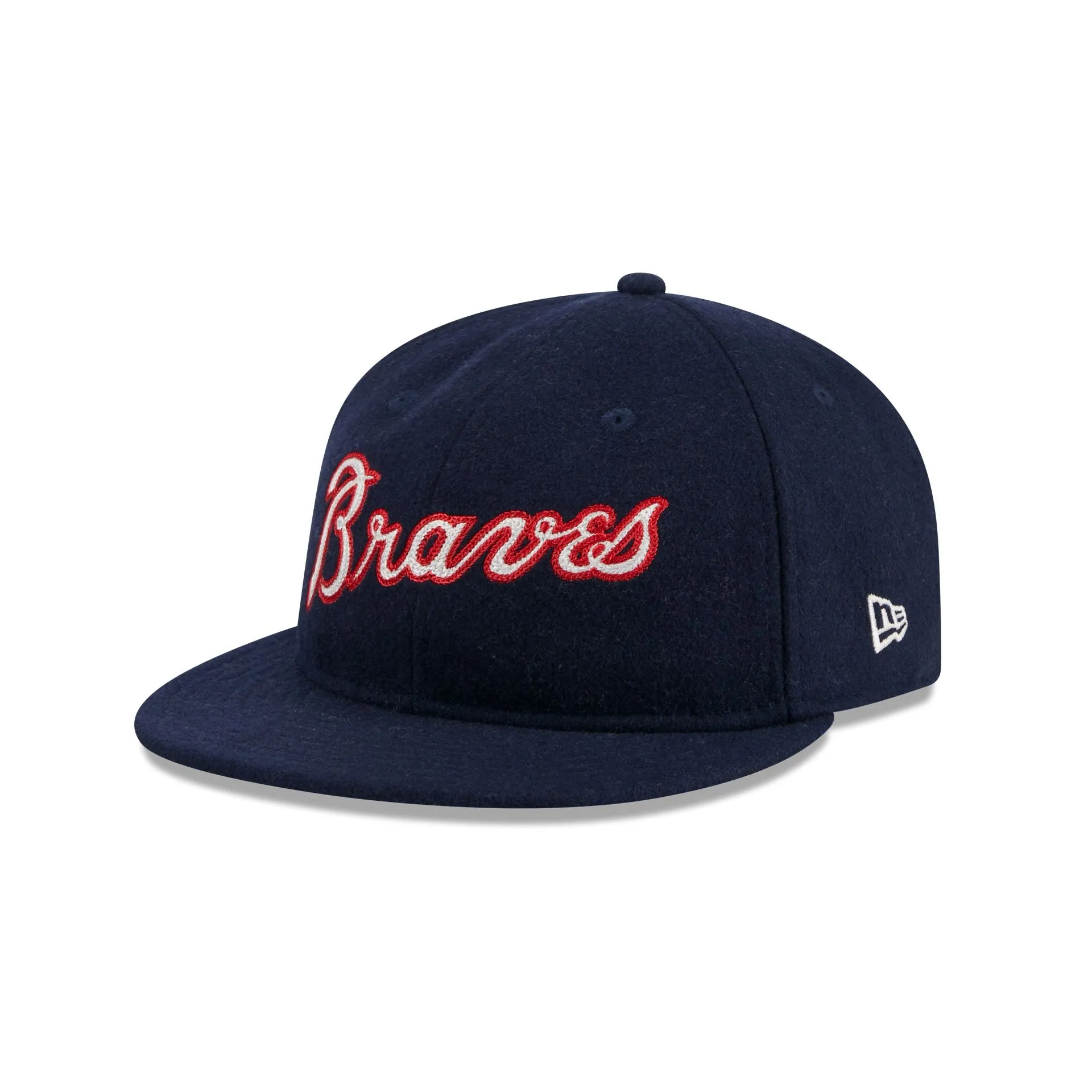 Atlanta Braves Melton Wool Retro Crown 9FIFTY Adjustable Hat sold by New Era