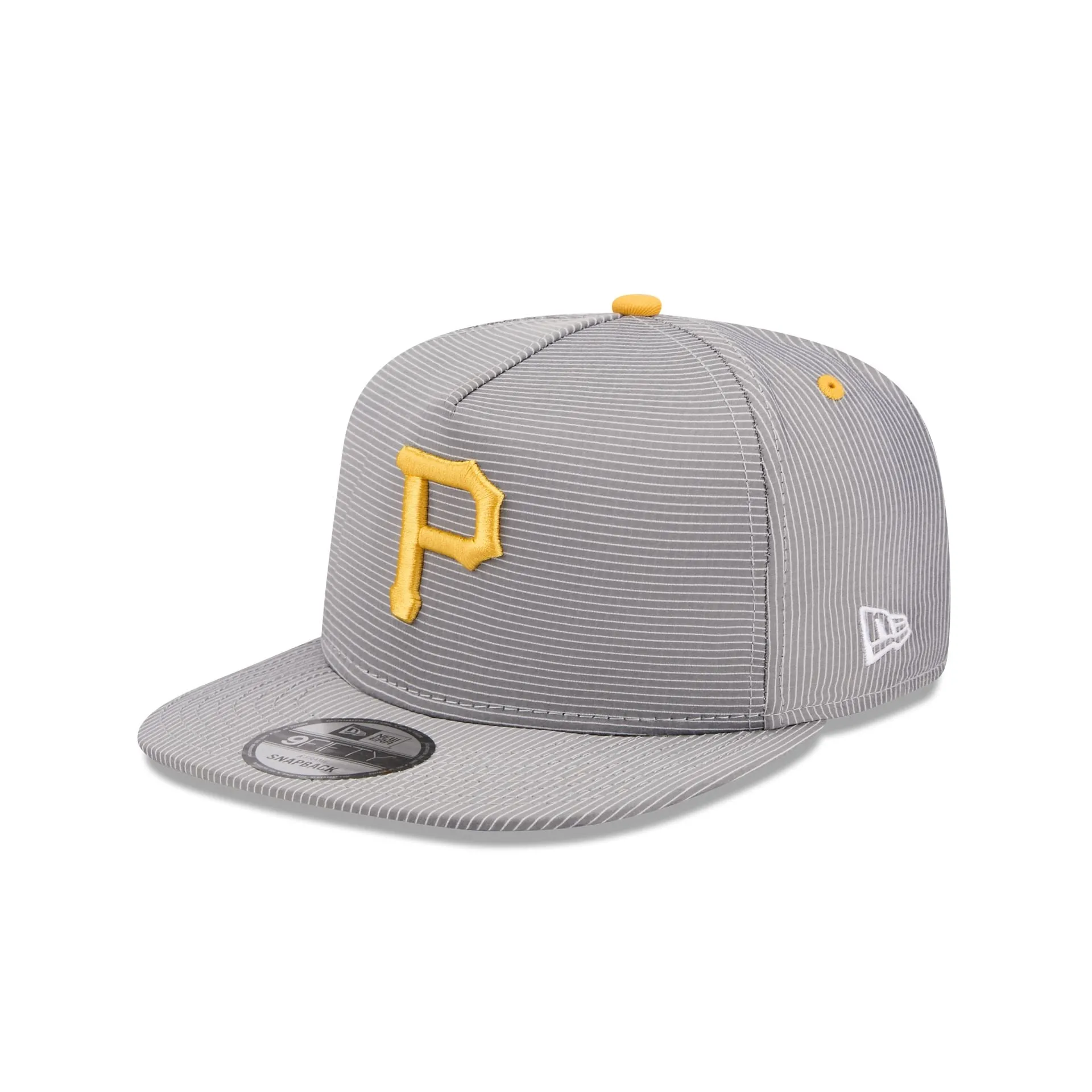 Pittsburgh Pirates Pinstripe Ripstop 9FIFTY A-Frame Snapback Hat sold by New Era