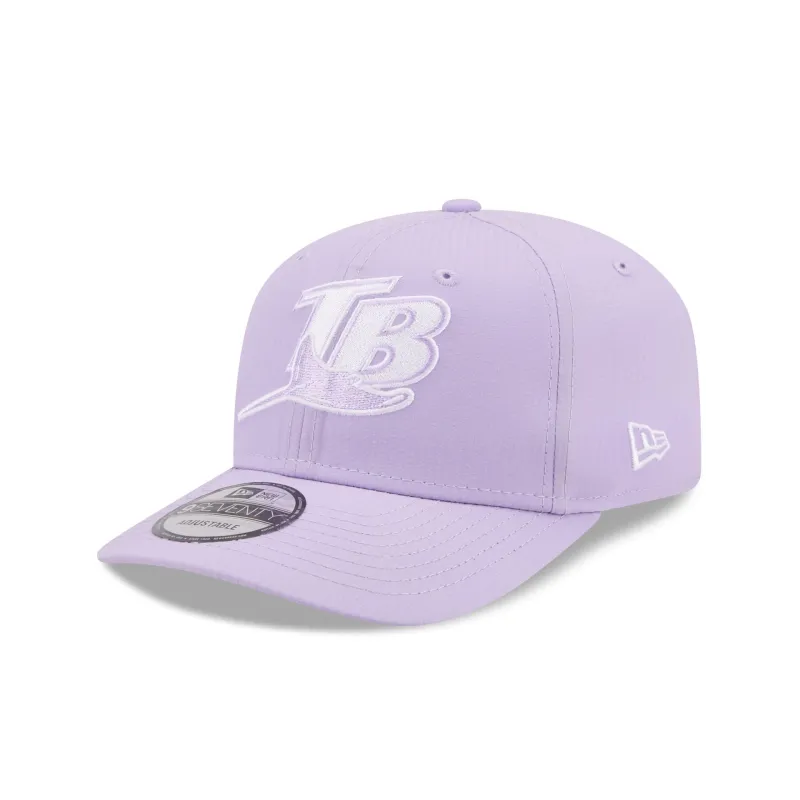 Tampa Bay Rays Pastel Crepe 9SEVENTY Stretch-Snap Hat made by New Era