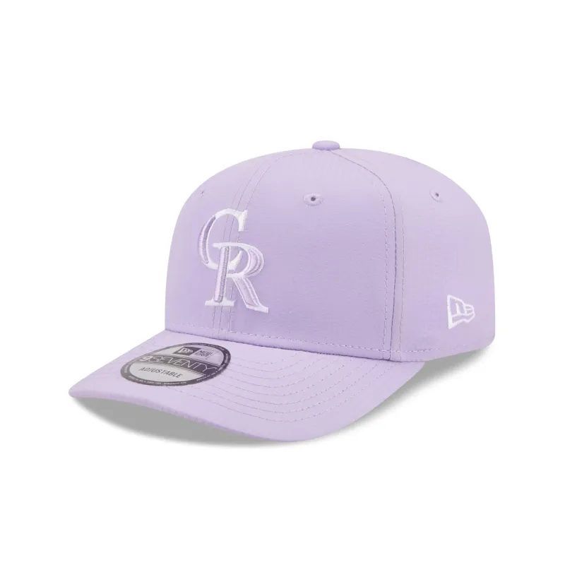 Colorado Rockies Pastel Crepe 9SEVENTY Stretch-Snap Hat made by New Era