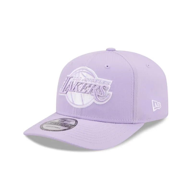 Los Angeles Lakers Pastel Crepe 9SEVENTY Stretch-Snap Hat made by New Era