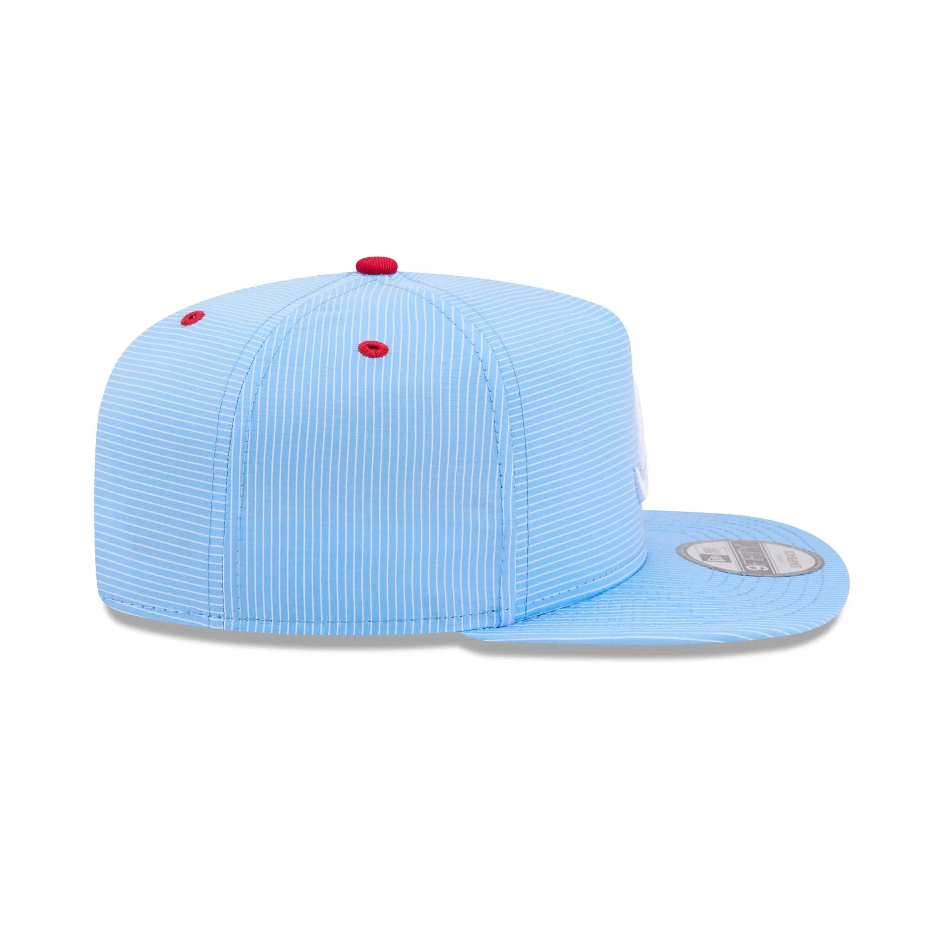 Atlanta Braves Pinstripe Ripstop 9FIFTY A-Frame Snapback Hat sold by New Era product image thumbnail 5