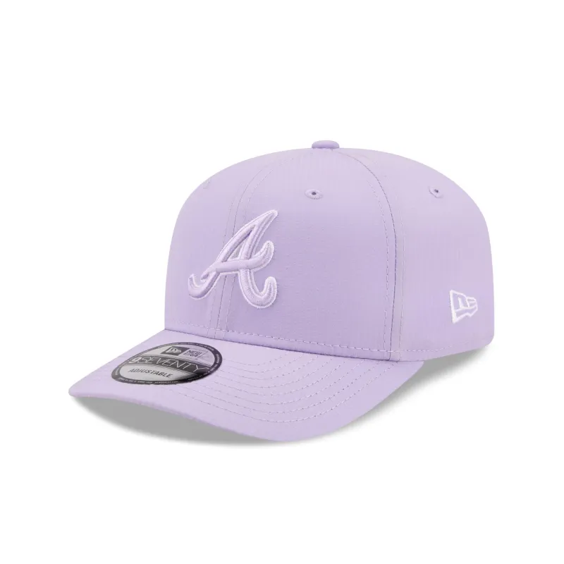 Atlanta Braves Pastel Crepe 9SEVENTY Stretch-Snap Hat made by New Era