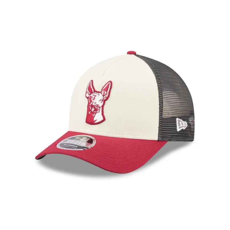 Xolos Color Pack Maroon 9FORTY M-Crown A-Frame Trucker Hat sold by New Era