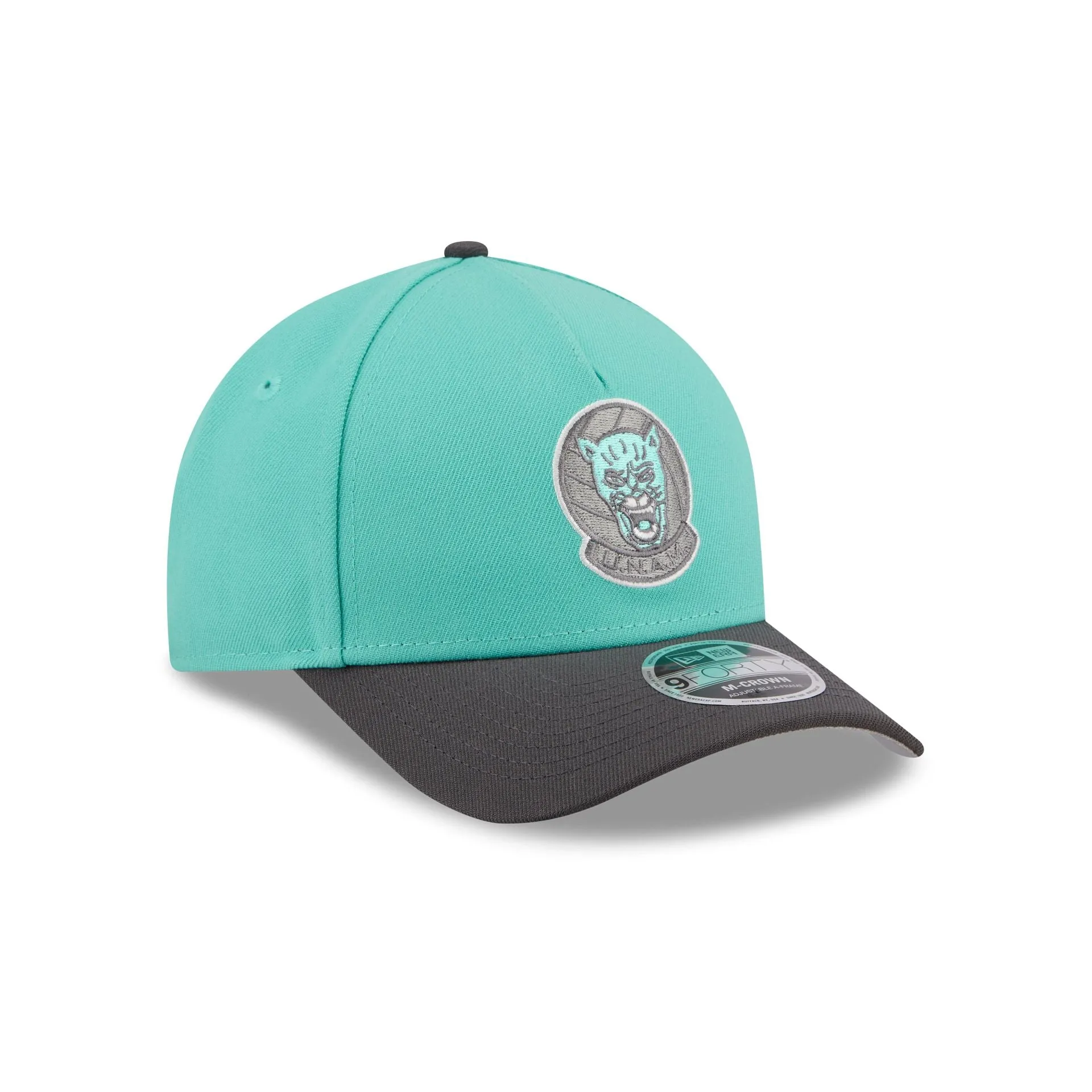 Pumas Color Pack Teal 9FORTY M-Crown A-Frame Snapback Hat sold by New Era product image thumbnail 3