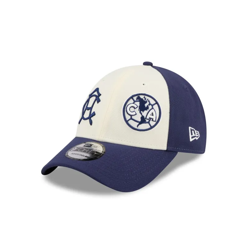 Club América Dual Logo 9FORTY Snapback Hat made by New Era