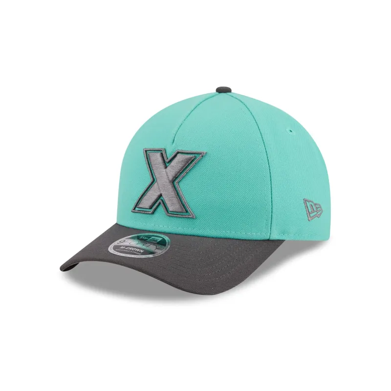 Xolos Color Pack Teal 9FORTY M-Crown A-Frame Snapback Hat sold by New Era