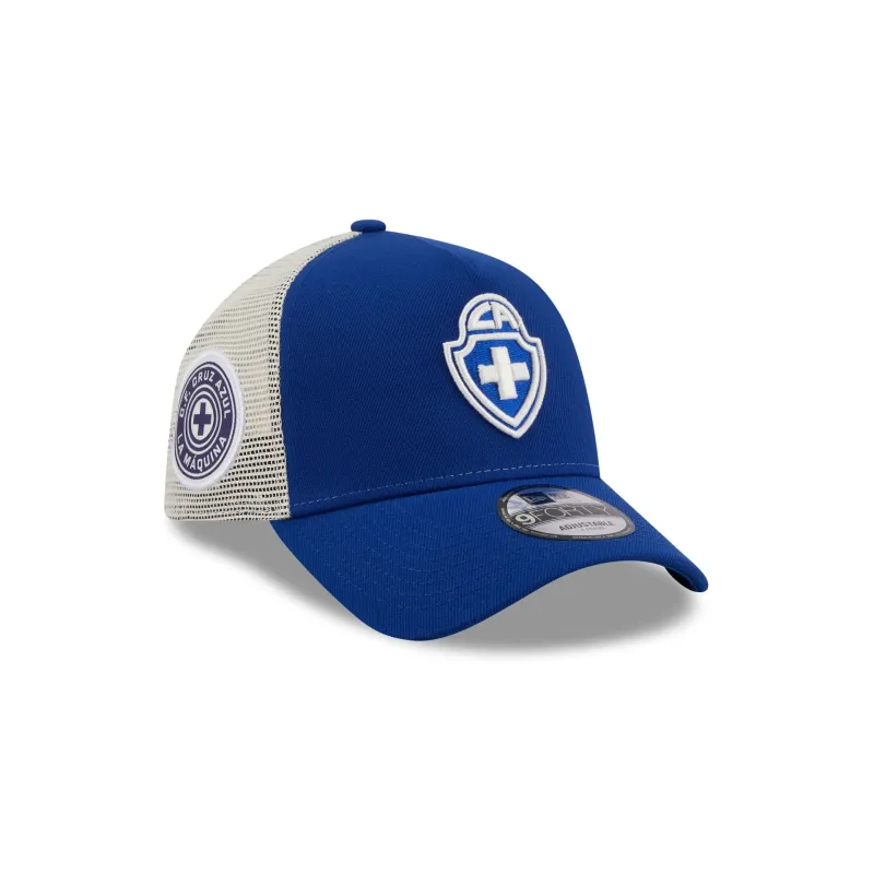 Cruz Azul Two-Tone 9FORTY A-Frame Trucker Hat sold by New Era