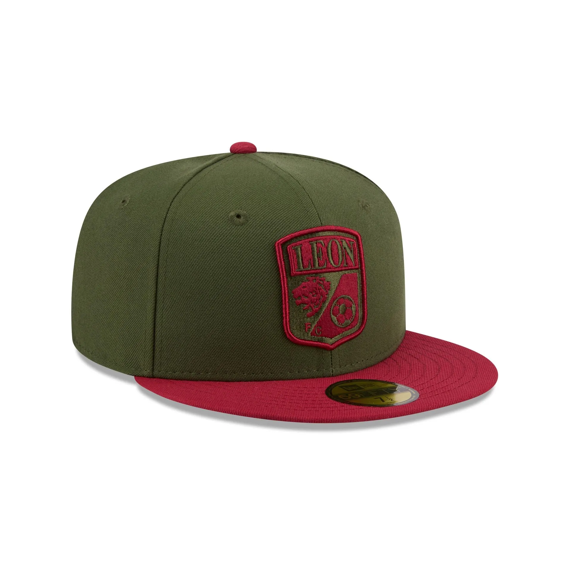 Club León Color Pack Olive 59FIFTY Fitted Hat sold by New Era product image thumbnail 3