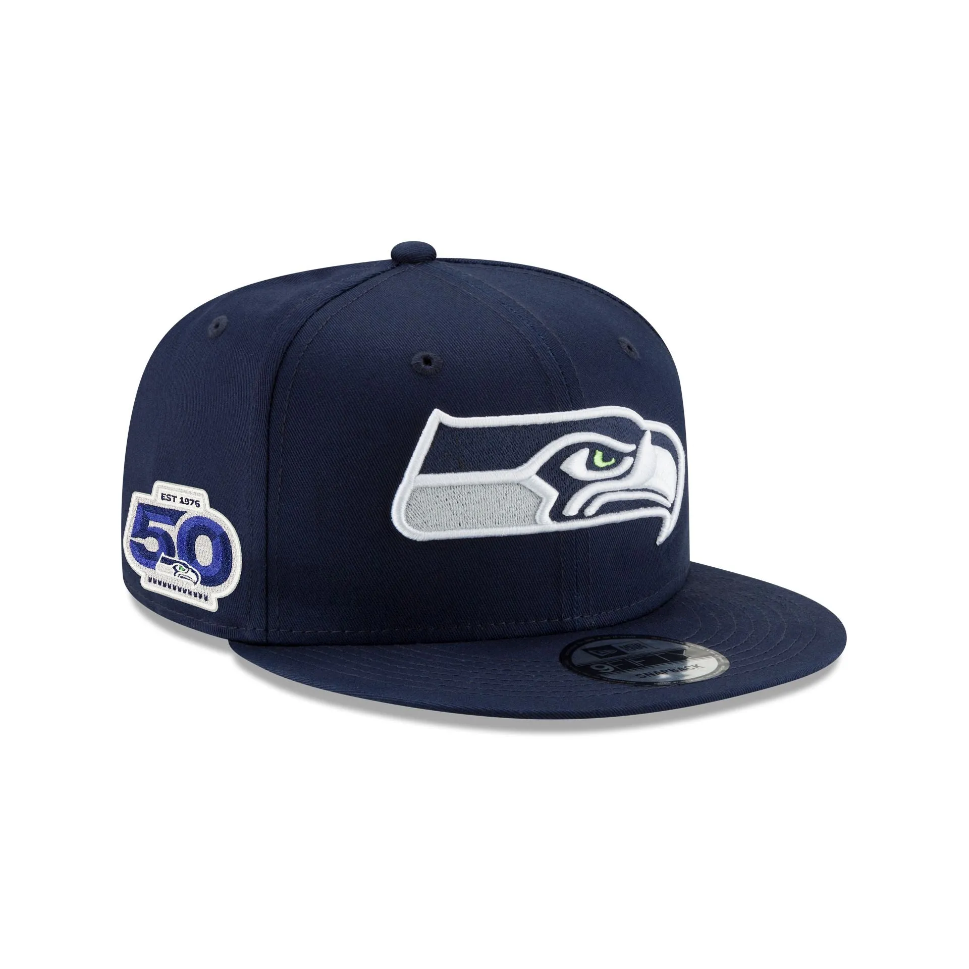 Seattle Seahawks 50th Anniversary 9FIFTY Snapback Hat sold by New Era