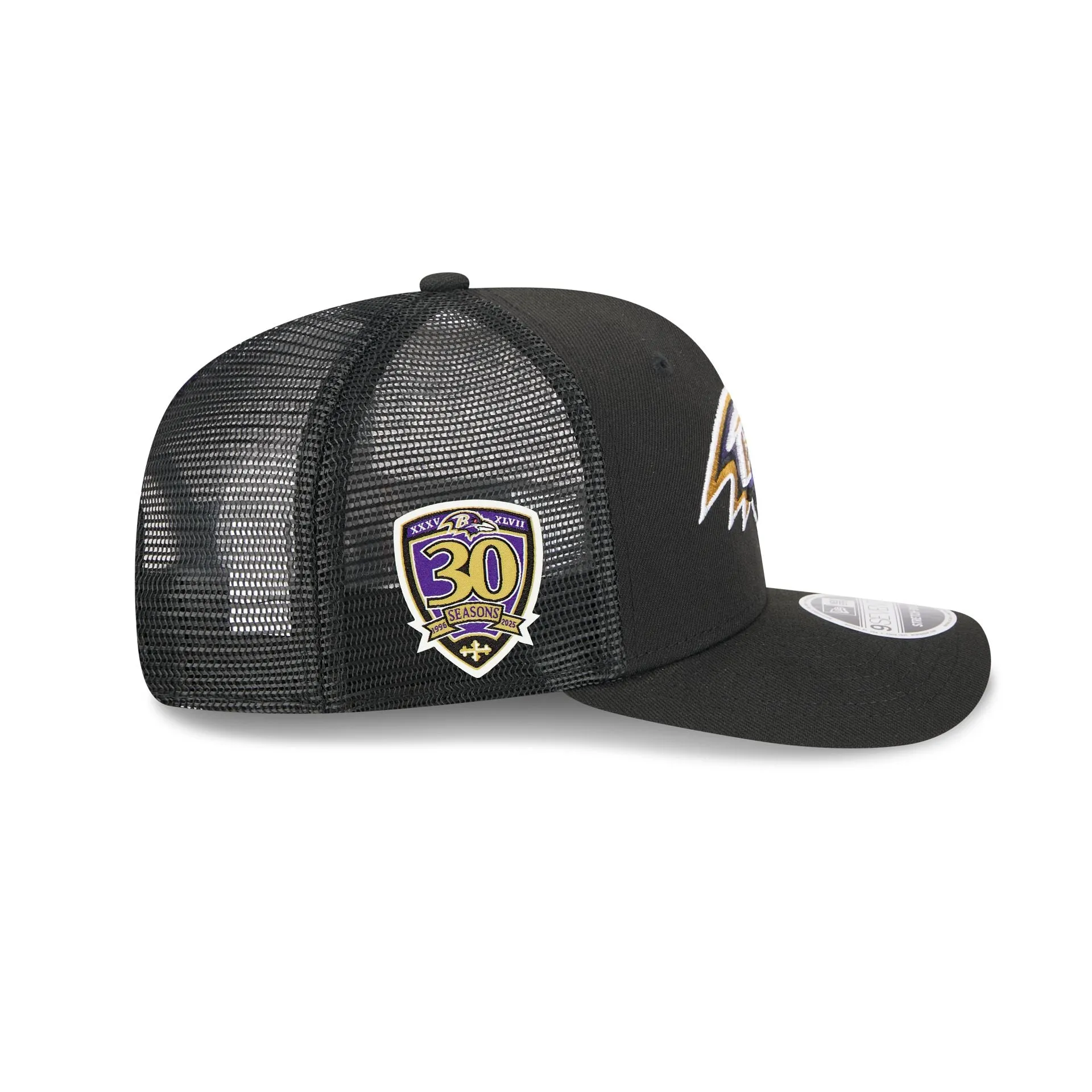 Baltimore Ravens 30th Anniversary 9SEVENTY Trucker Hat sold by New Era product image thumbnail 4