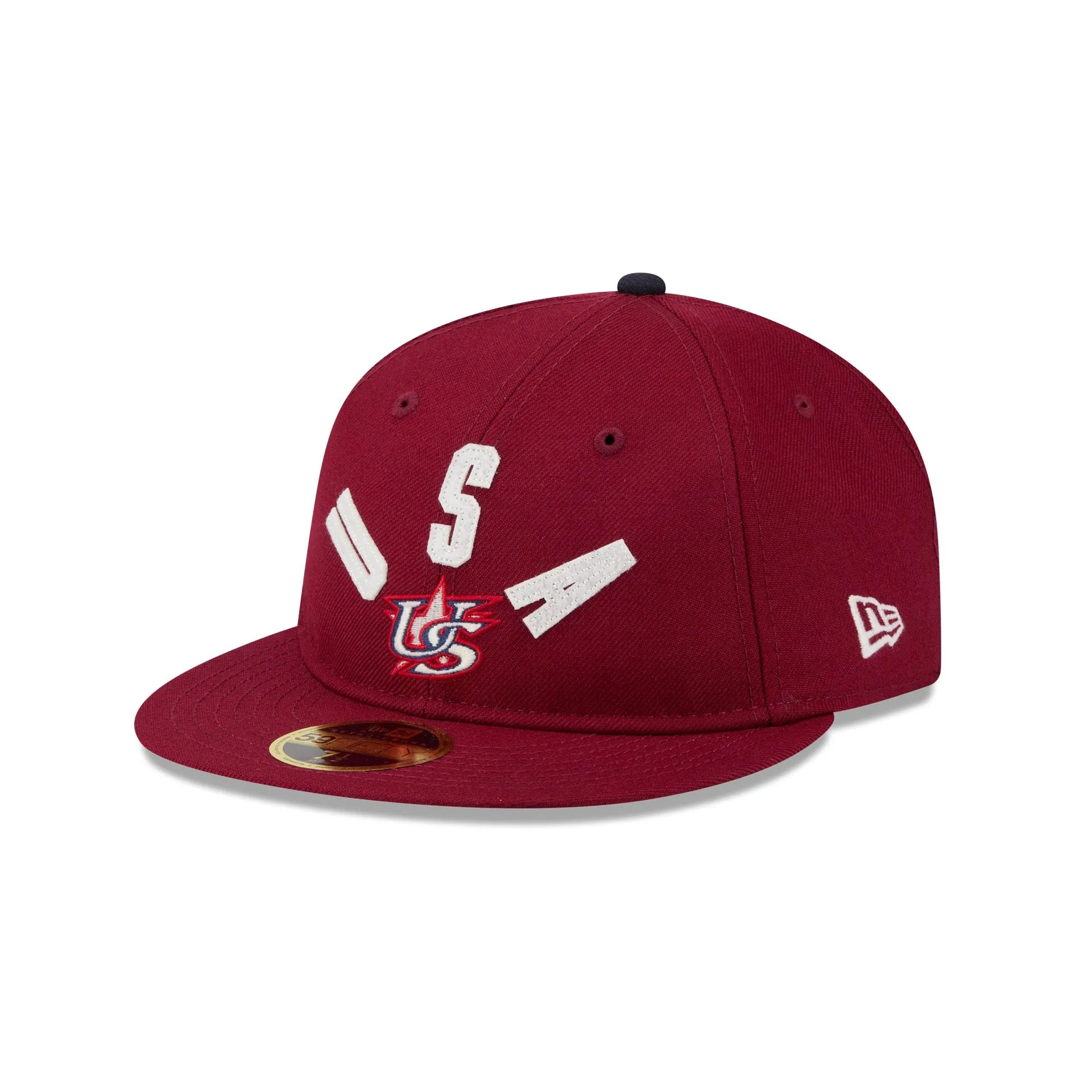 USA Classic Script Retro Crown 59FIFTY Fitted Hat sold by New Era product image thumbnail 3