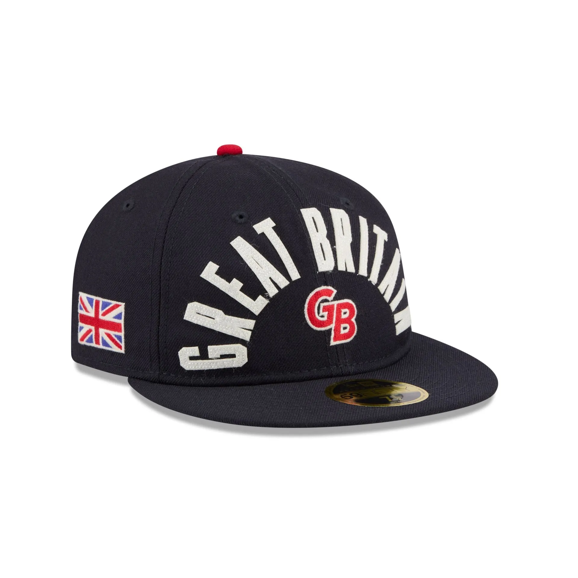 Great Britain Classic Script Retro Crown 59FIFTY Fitted Hat sold by New Era